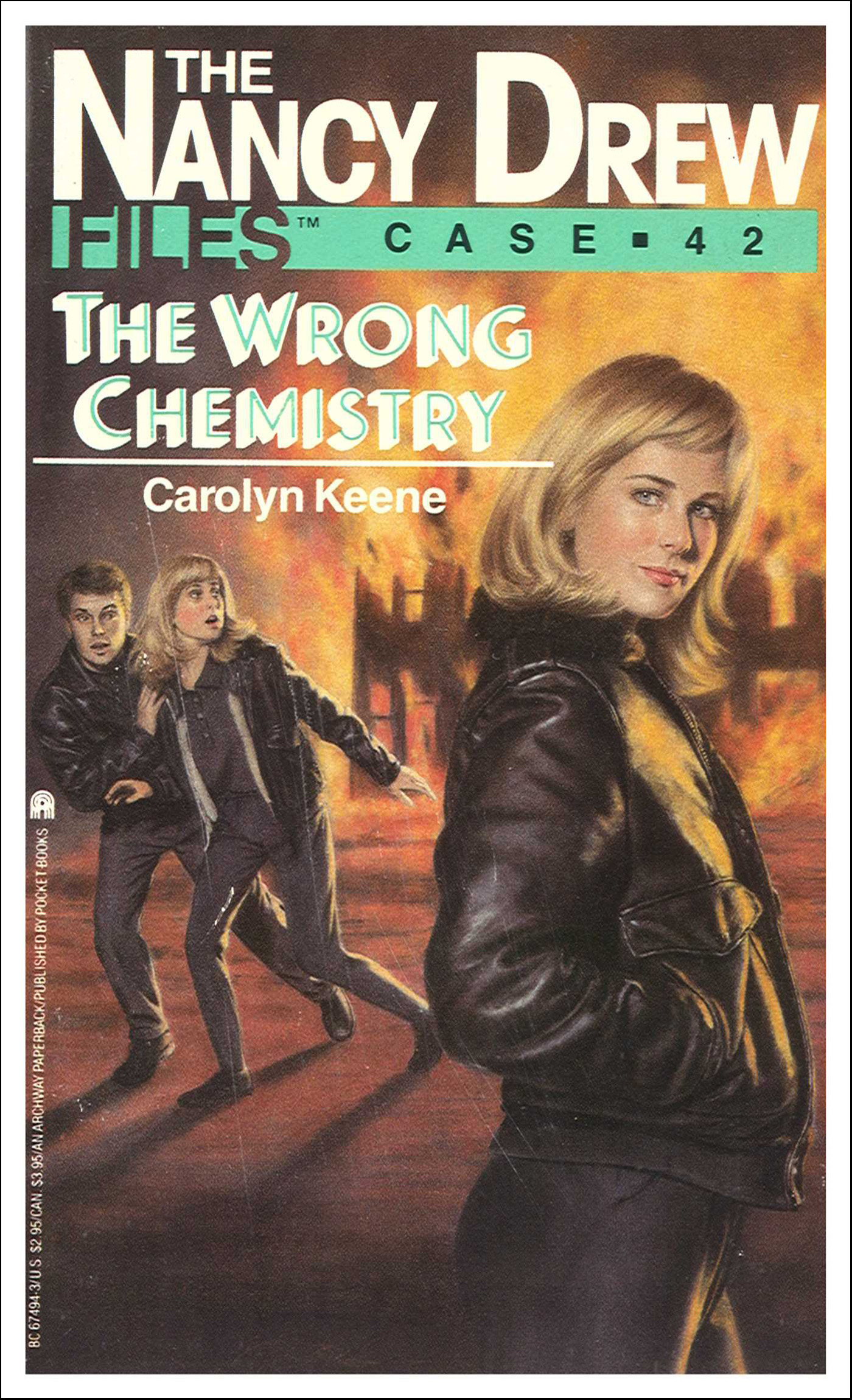 This image is the cover for the book Wrong Chemistry, Nancy Drew Files