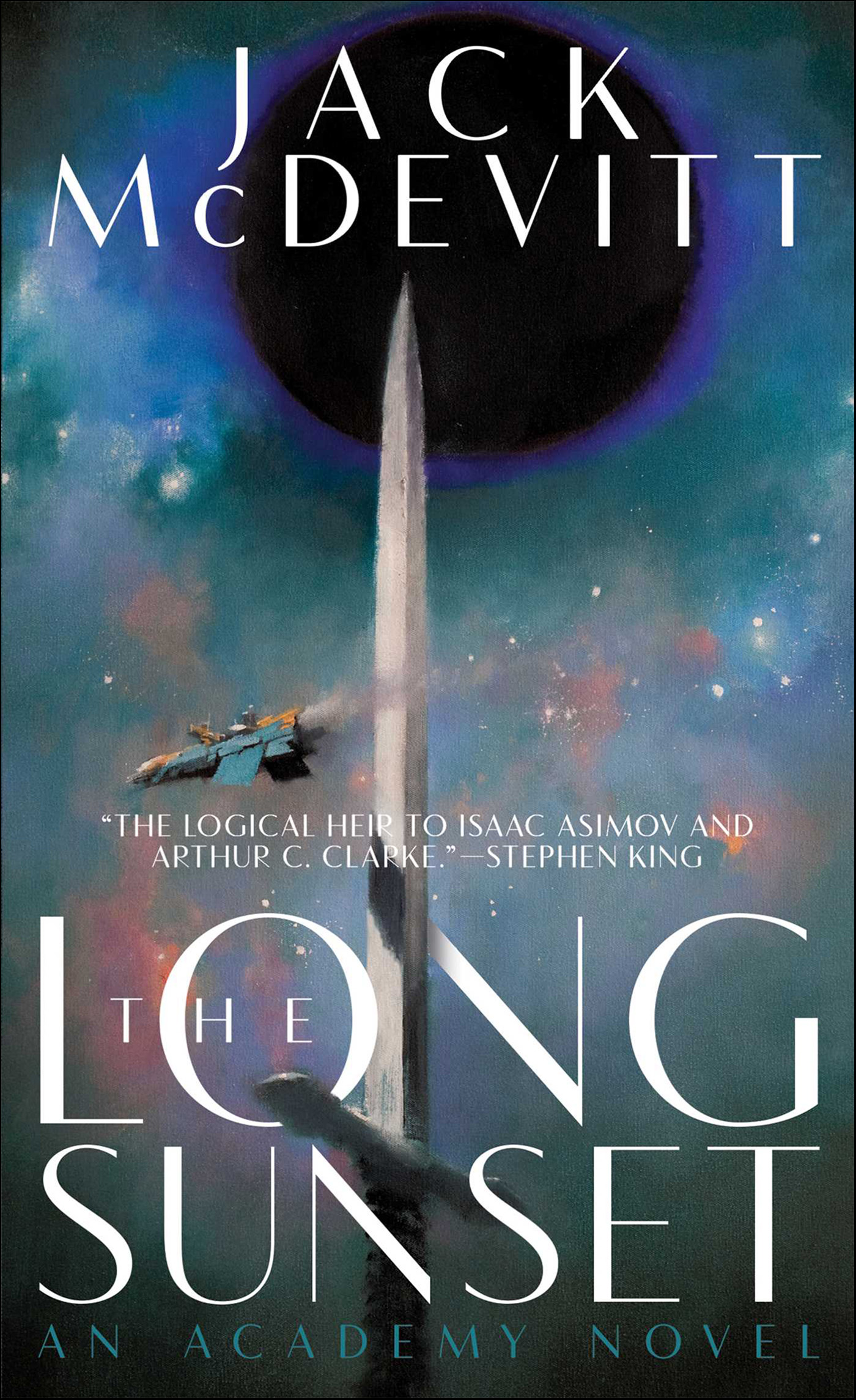 This image is the cover for the book Long Sunset, The Academy