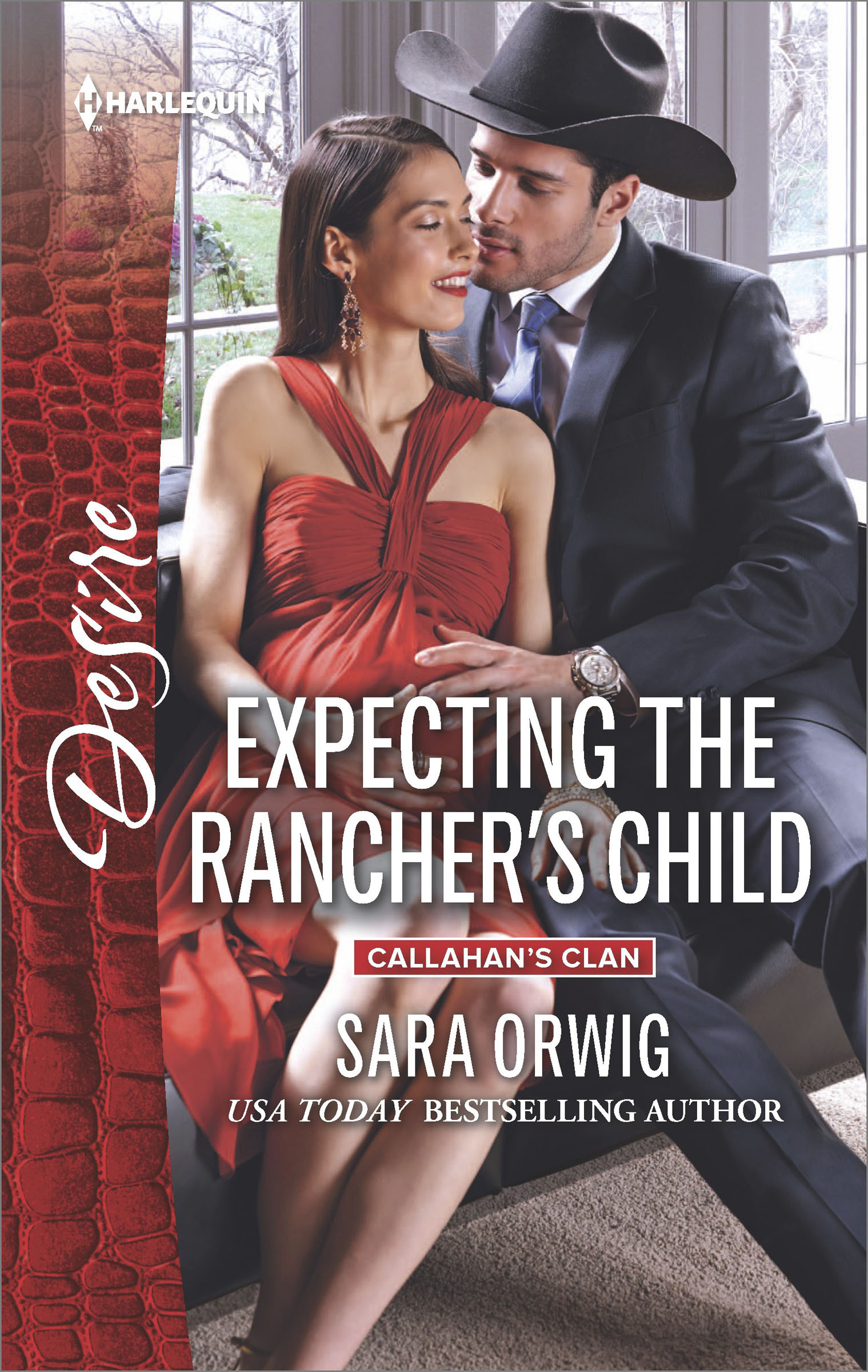 This image is the cover for the book Expecting the Rancher's Child, Callahan's Clan