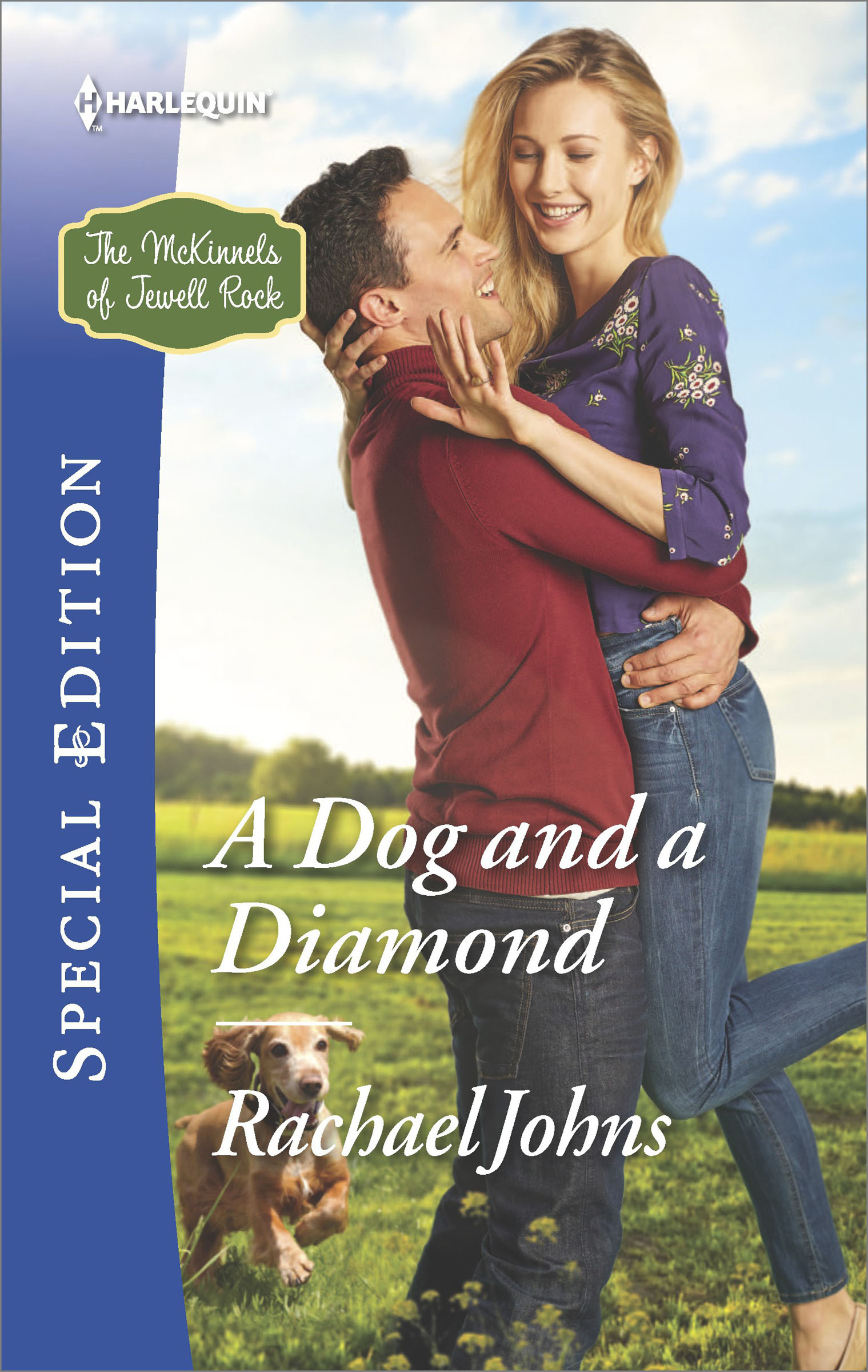 This image is the cover for the book Dog and a Diamond, The McKinnels of Jewell Rock