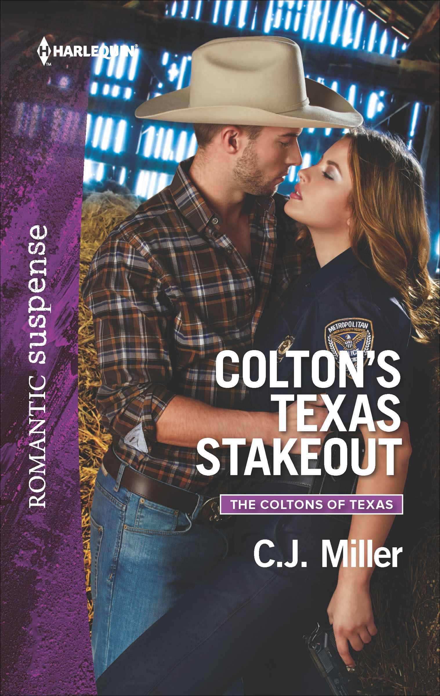 This image is the cover for the book Colton's Texas Stakeout, The Coltons of Texas
