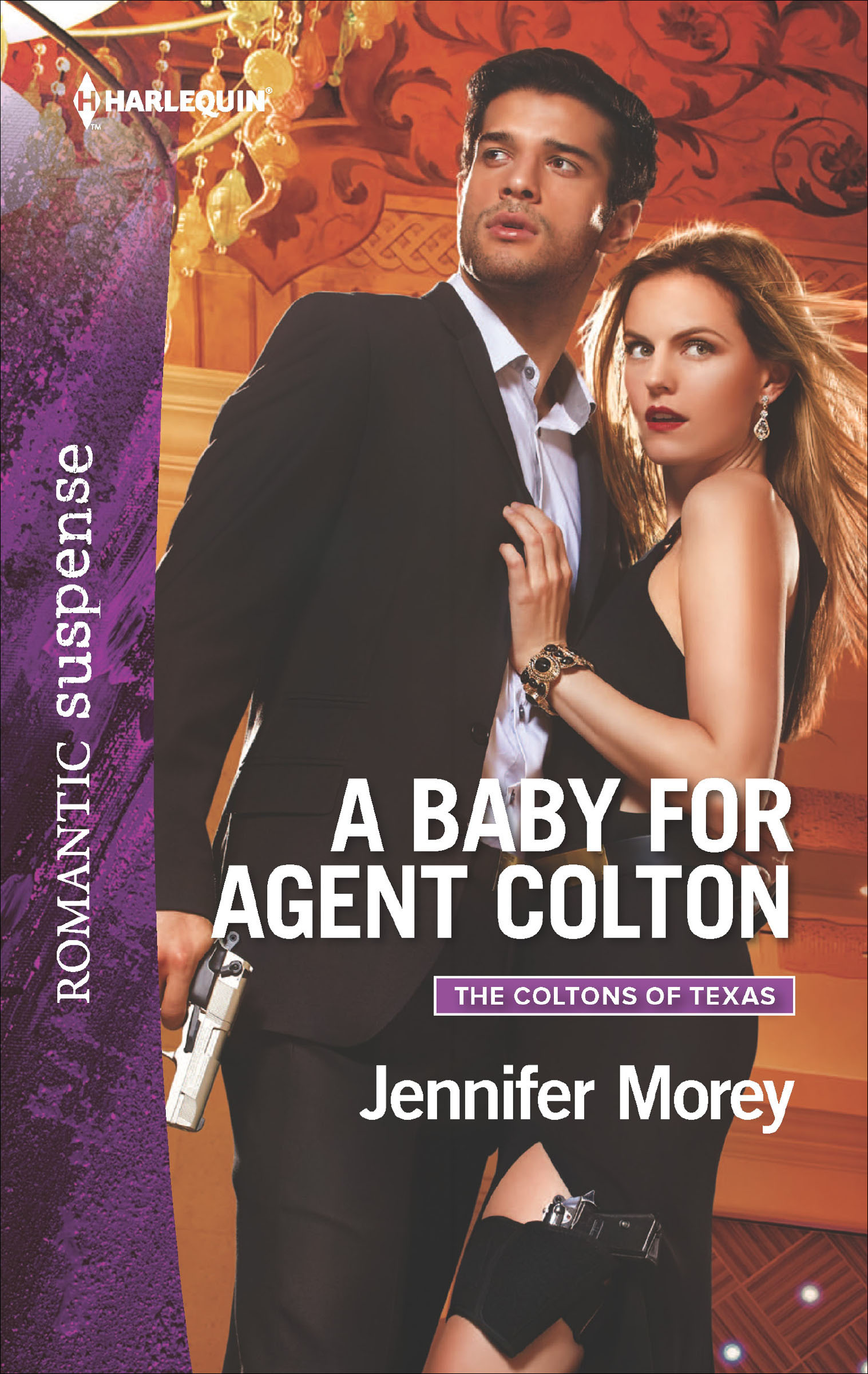 This image is the cover for the book Baby for Agent Colton, The Coltons of Texas