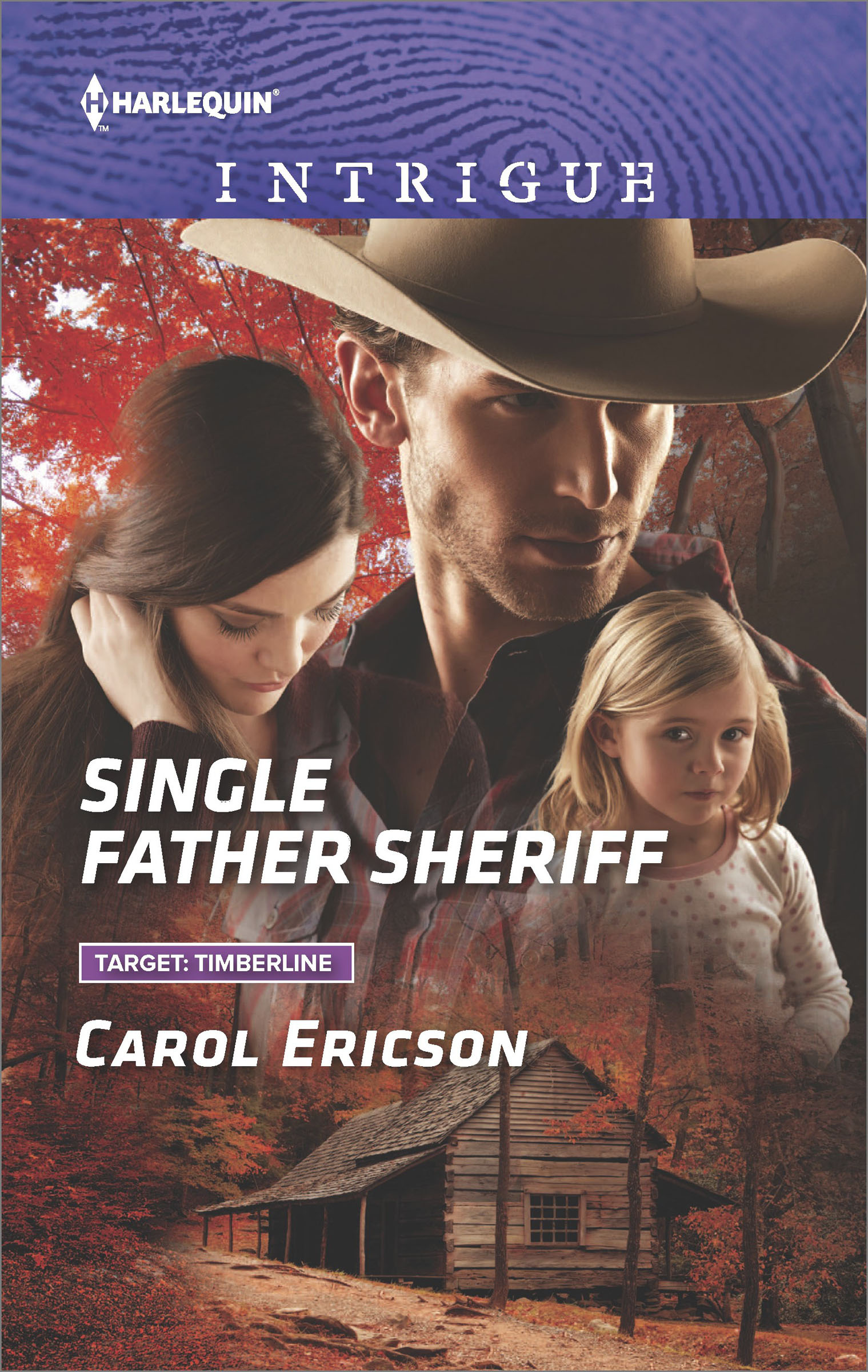 This image is the cover for the book Single Father Sheriff, Target: Timberline