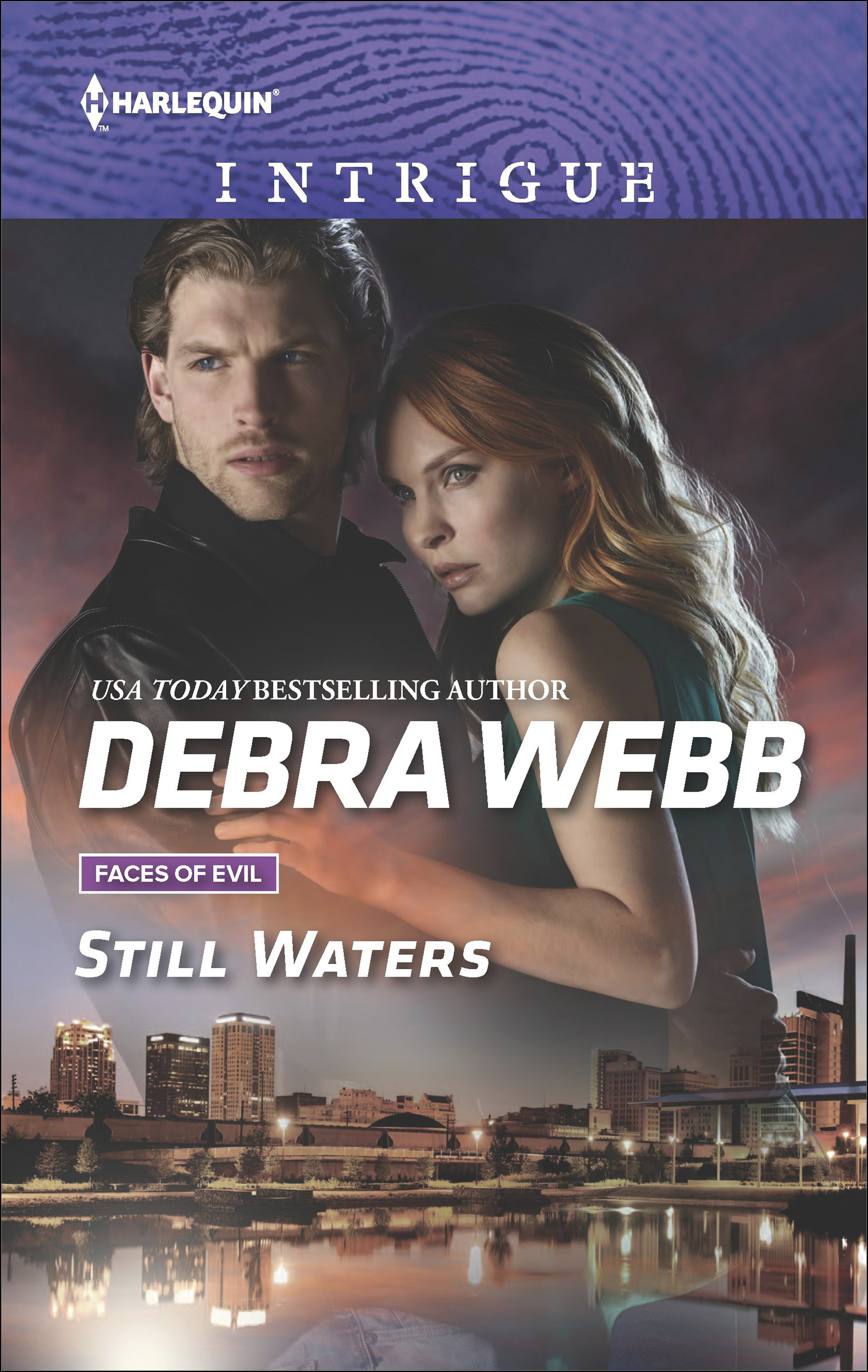 This image is the cover for the book Still Waters, Faces of Evil