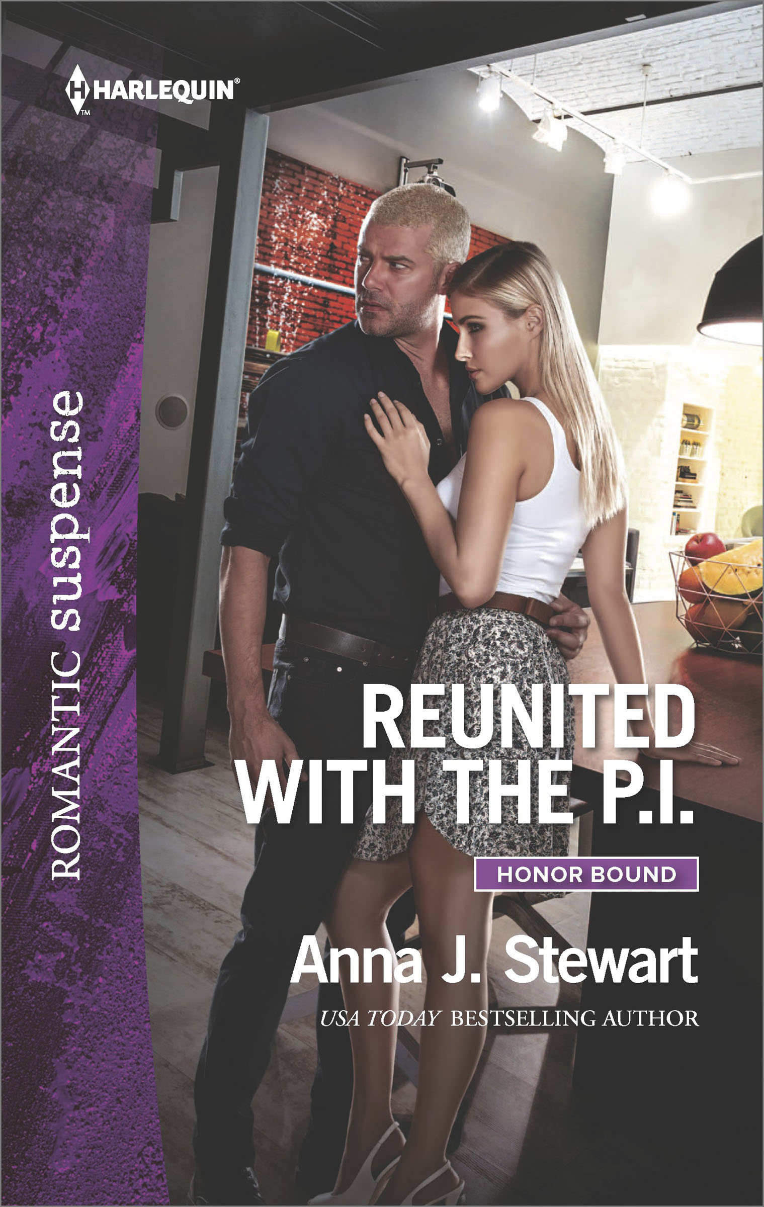 This image is the cover for the book Reunited with the P.I., Honor Bound