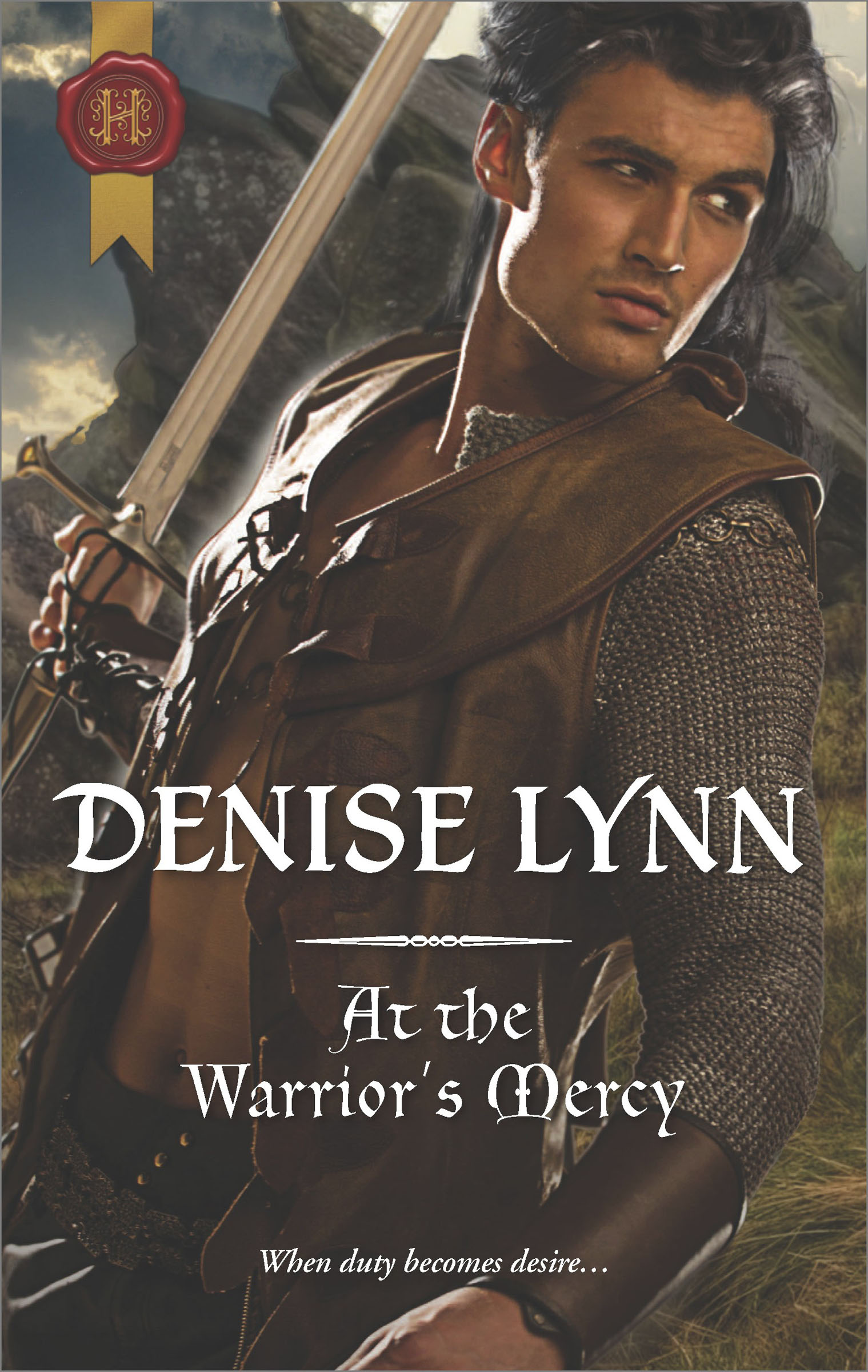 This image is the cover for the book At the Warrior's Mercy, Warehaven Warriors