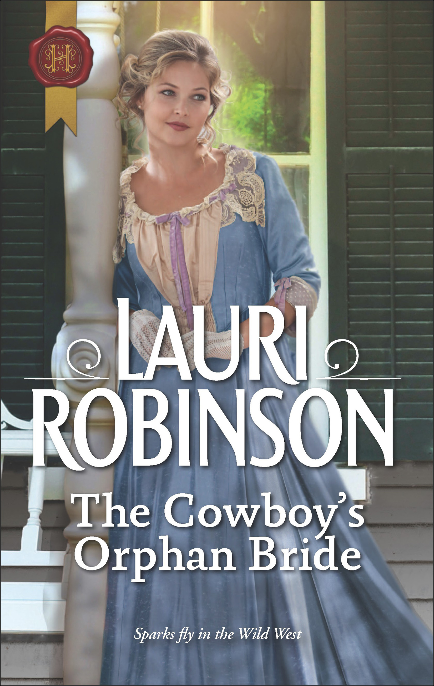 This image is the cover for the book Cowboy's Orphan Bride