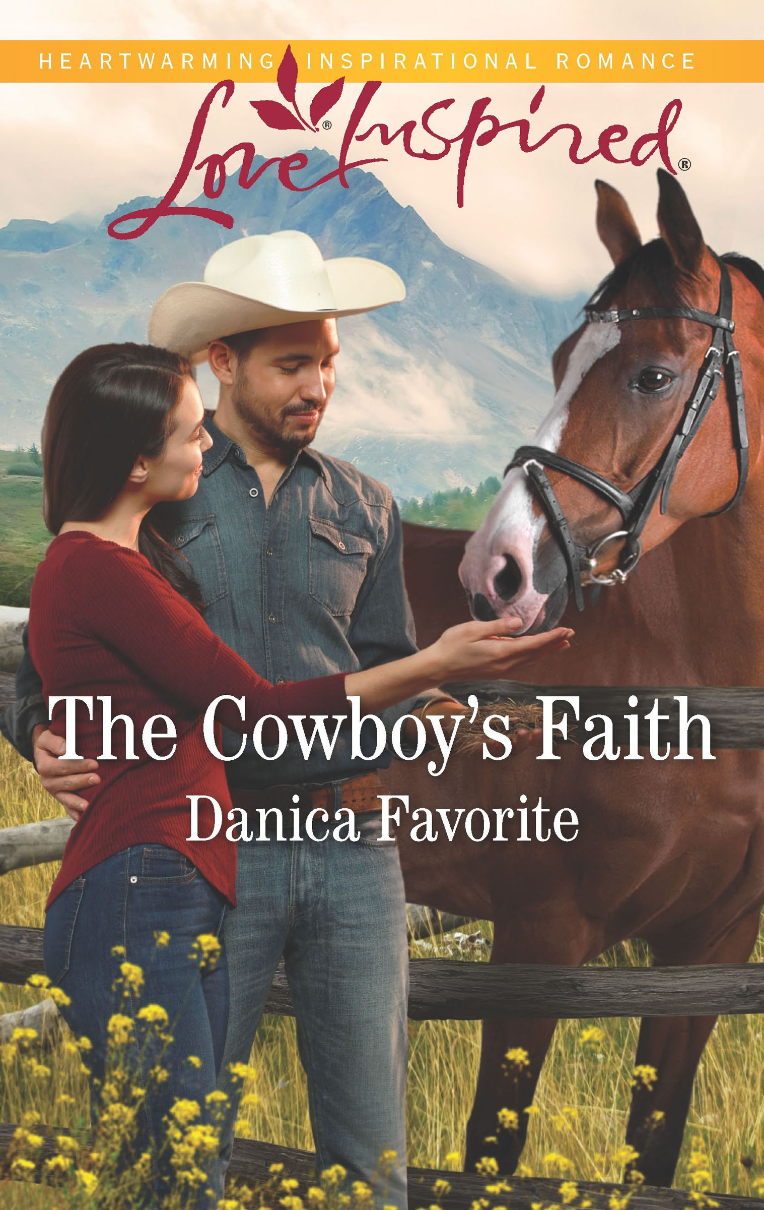This image is the cover for the book Cowboy's Faith, Three Sisters Ranch