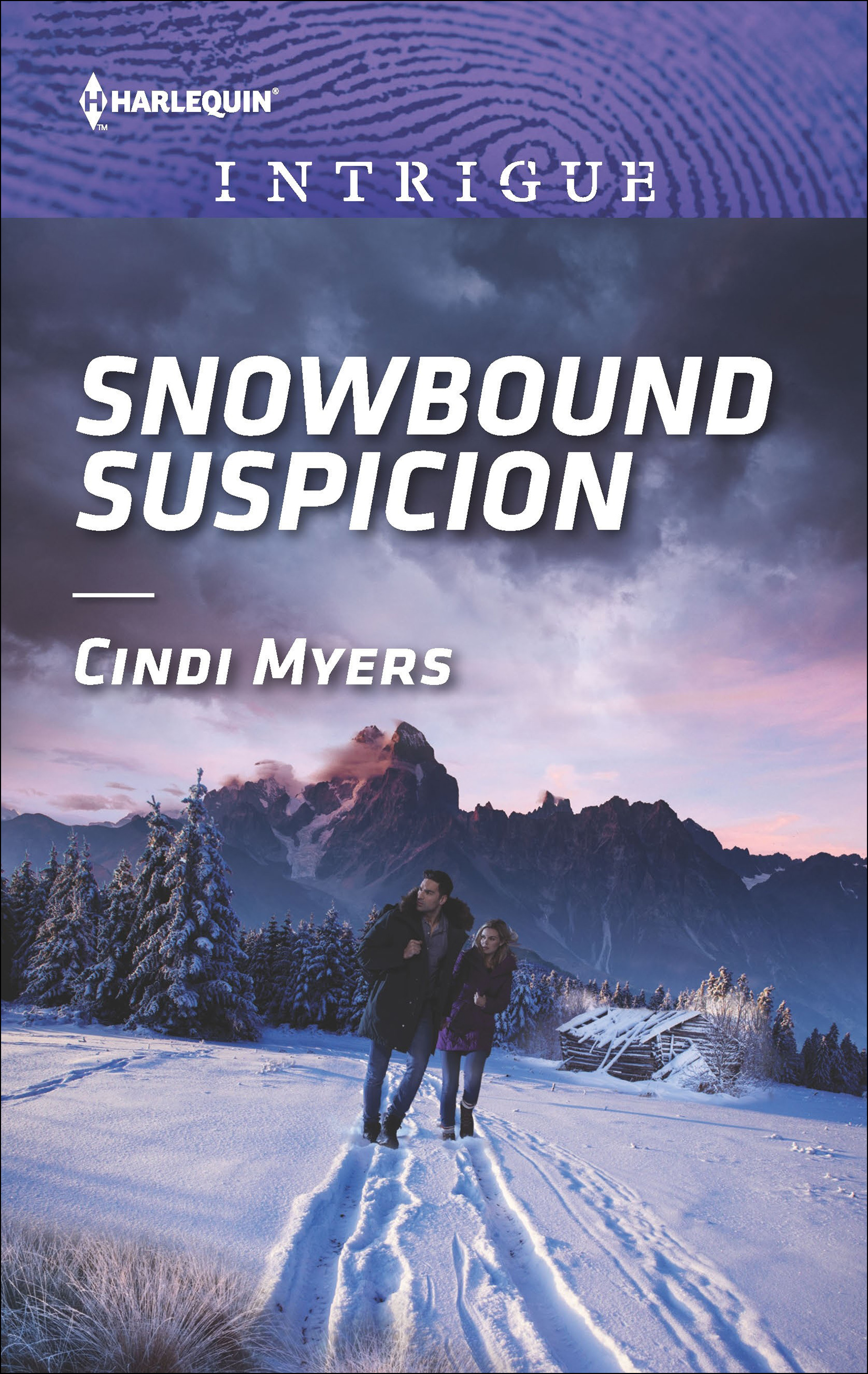 This image is the cover for the book Snowbound Suspicion