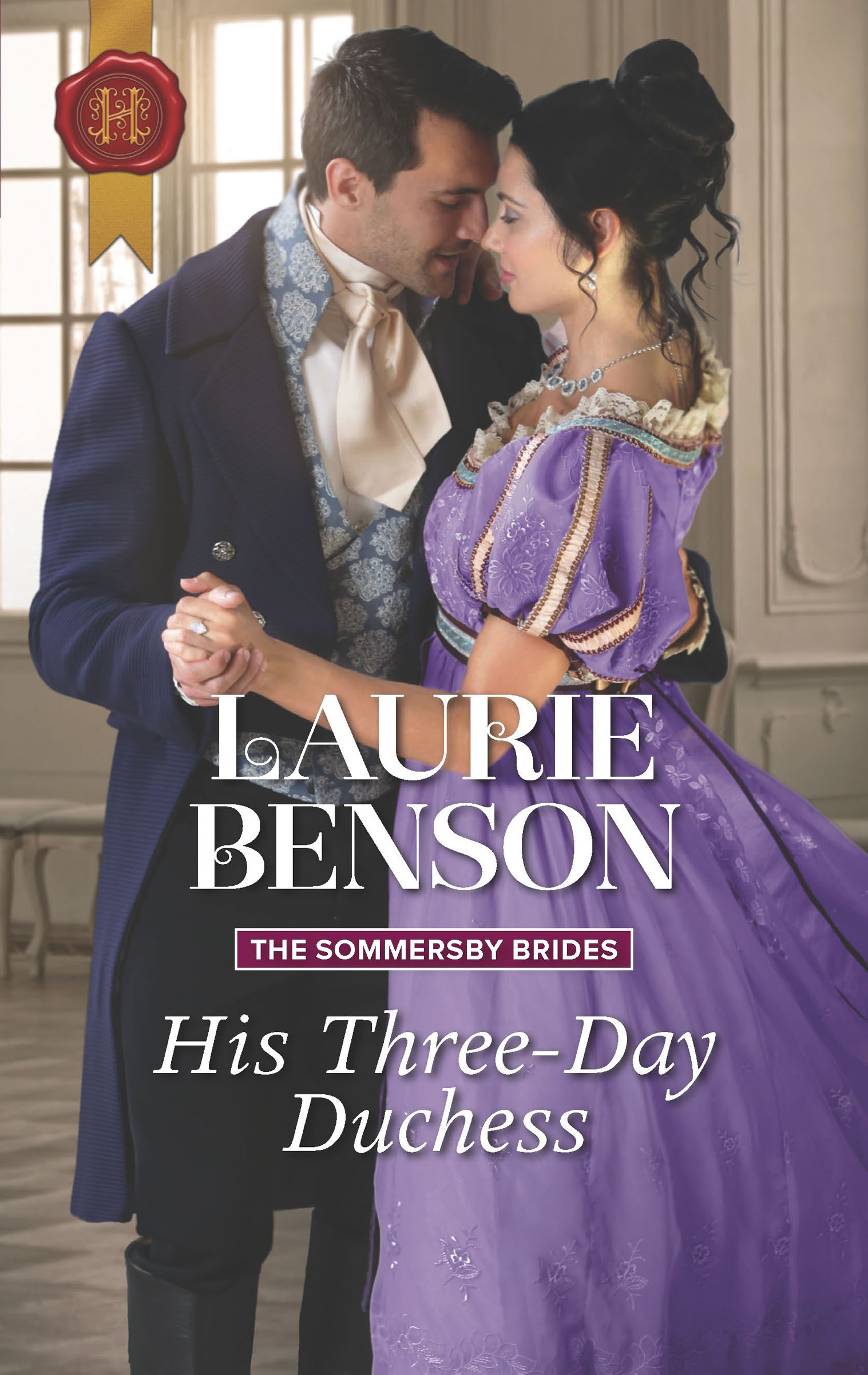 This image is the cover for the book His Three-Day Duchess, The Sommersby Brides