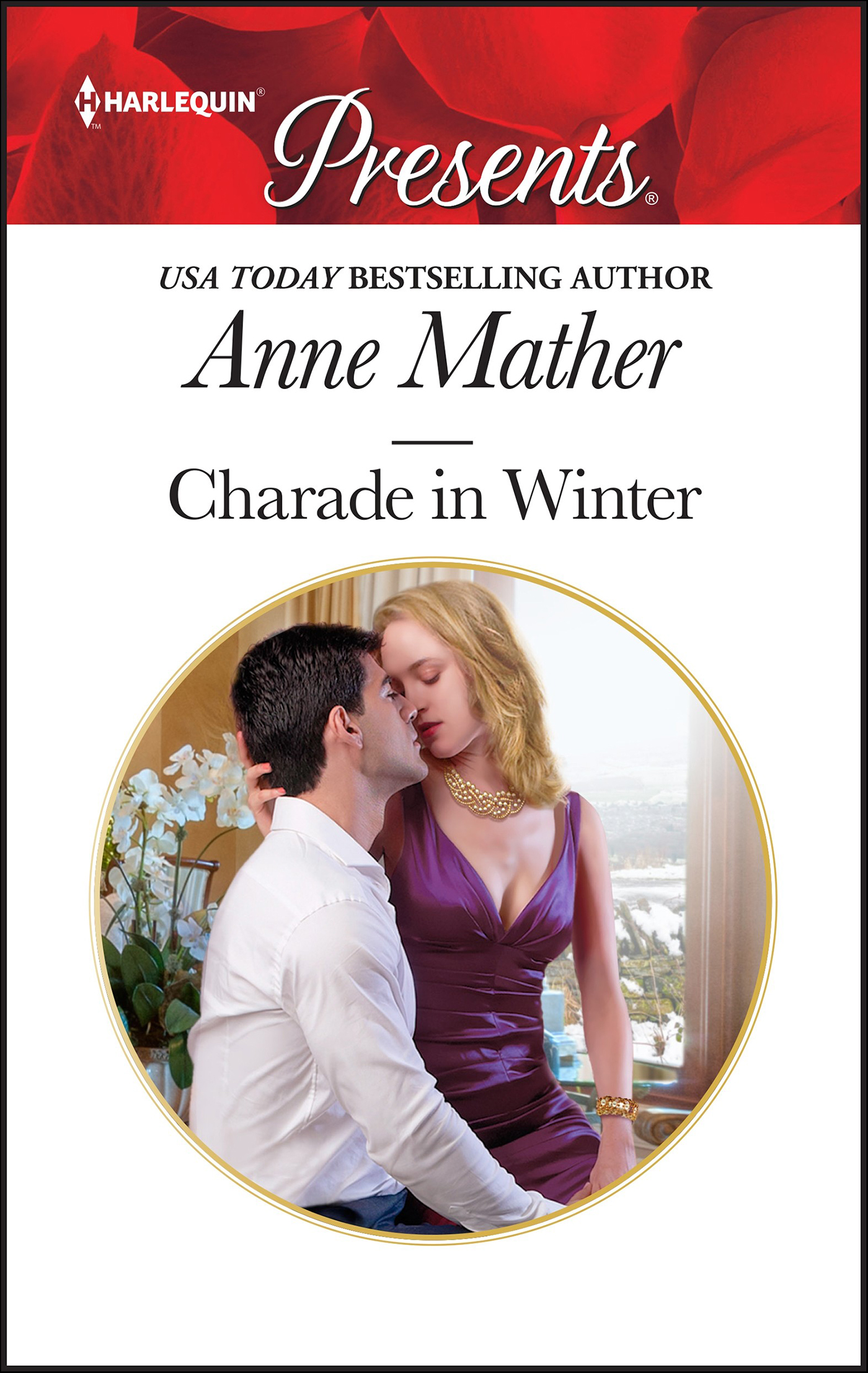 This image is the cover for the book Charade in Winter