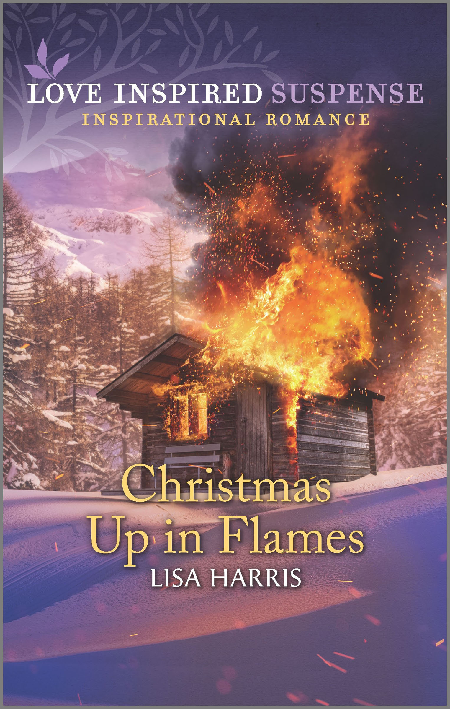 This image is the cover for the book Christmas Up in Flames