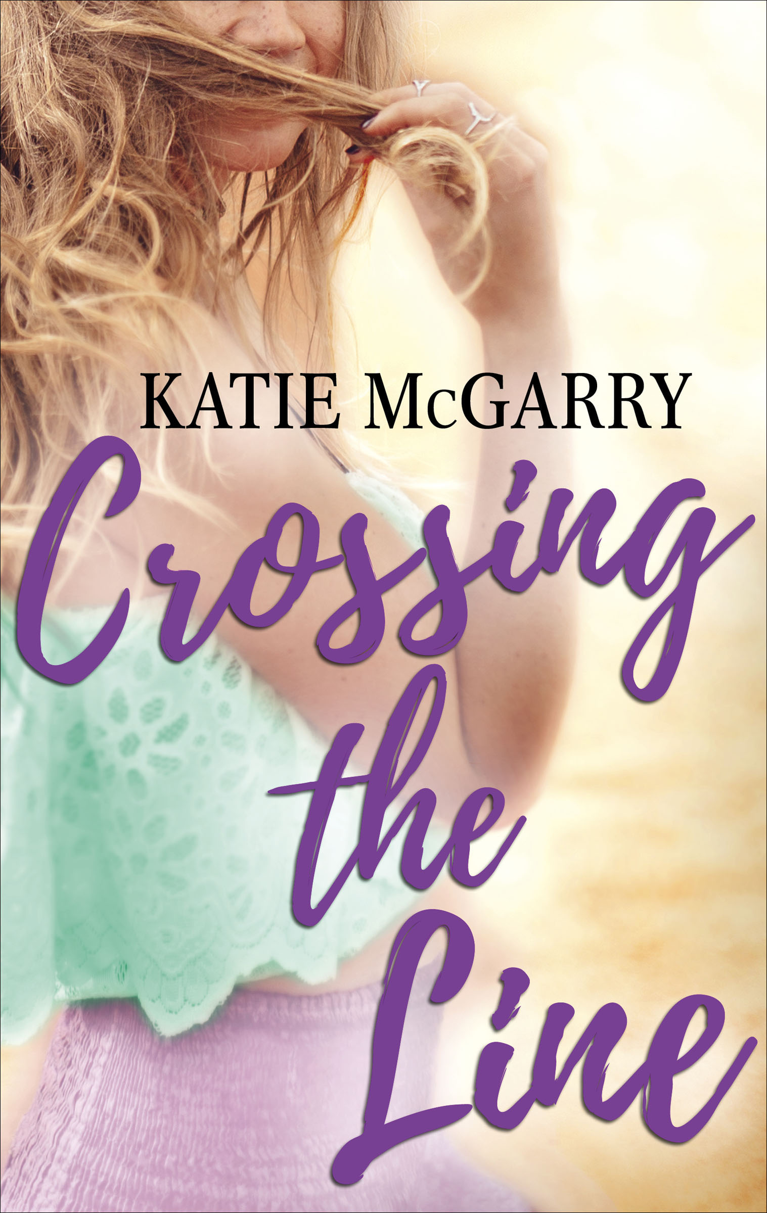 This image is the cover for the book Crossing the Line, Pushing the Limits