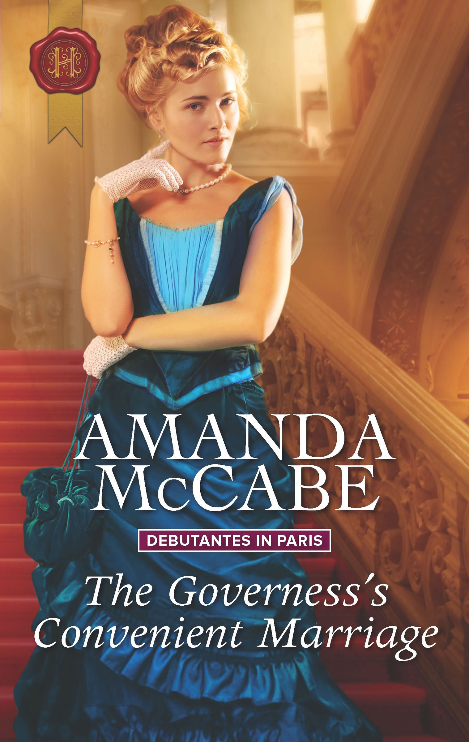 This image is the cover for the book Governess's Convenient Marriage, Debutantes in Paris