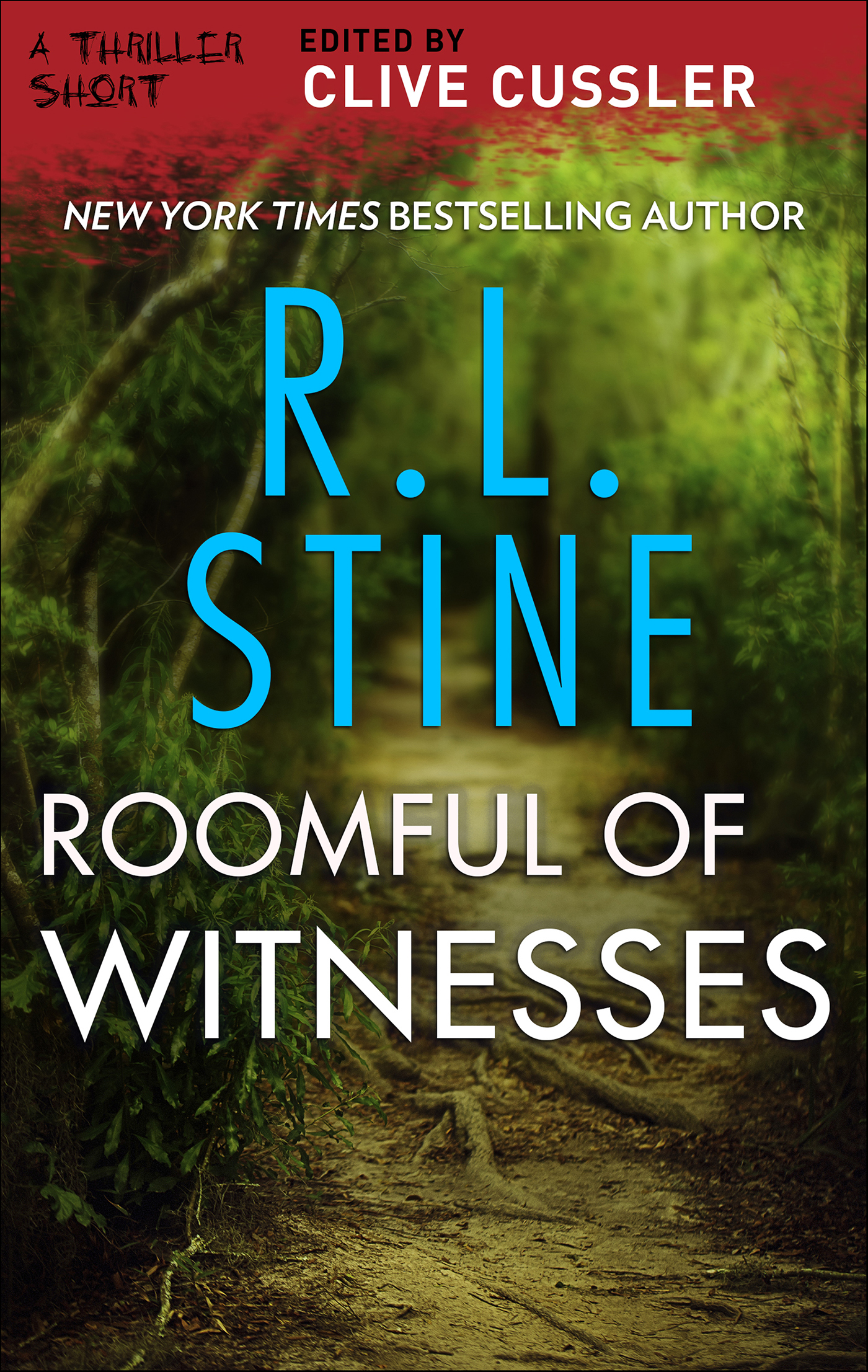 This image is the cover for the book Roomful of Witnesses, The Thriller Shorts