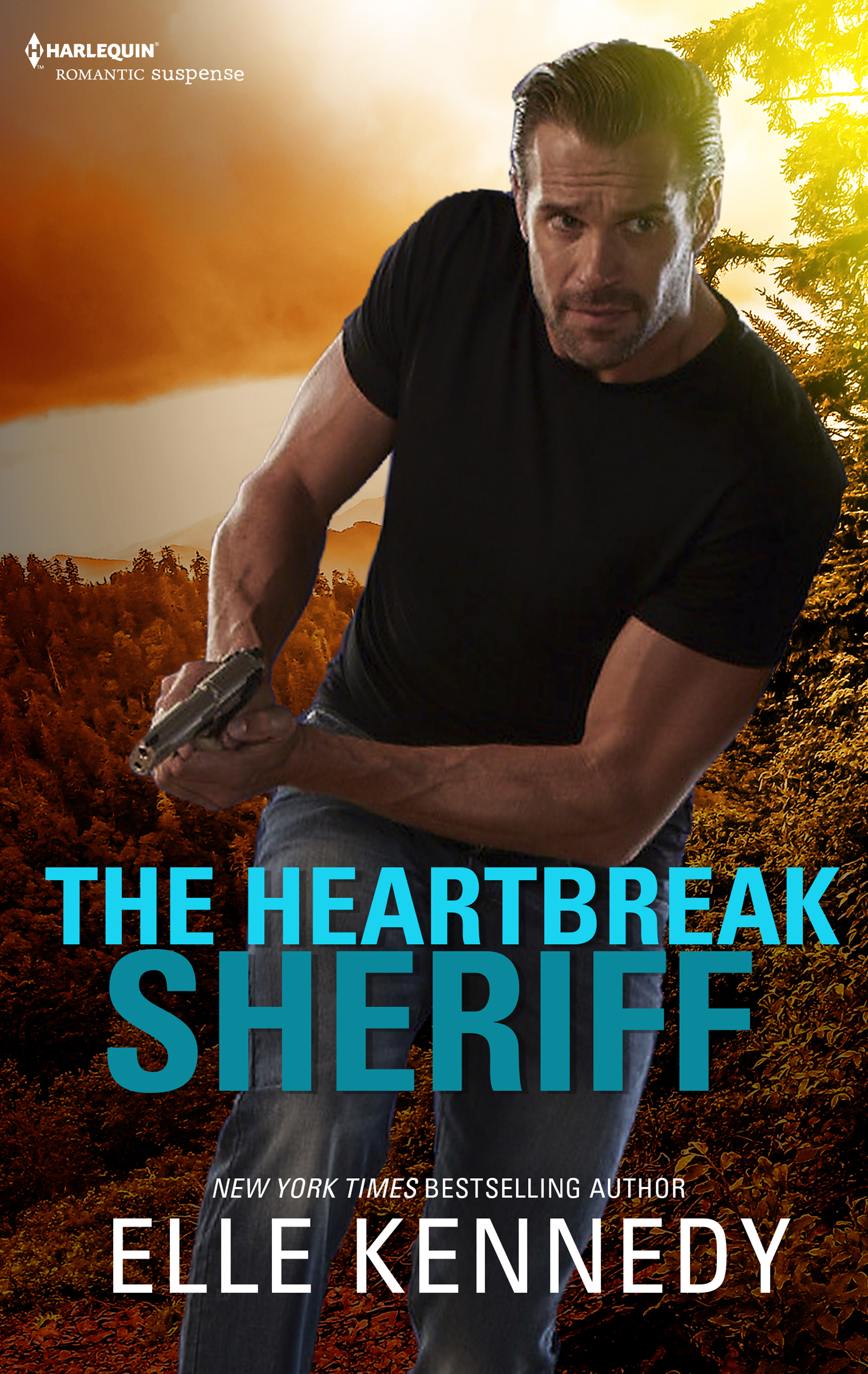 This image is the cover for the book Heartbreak Sheriff, Small-Town Scandals