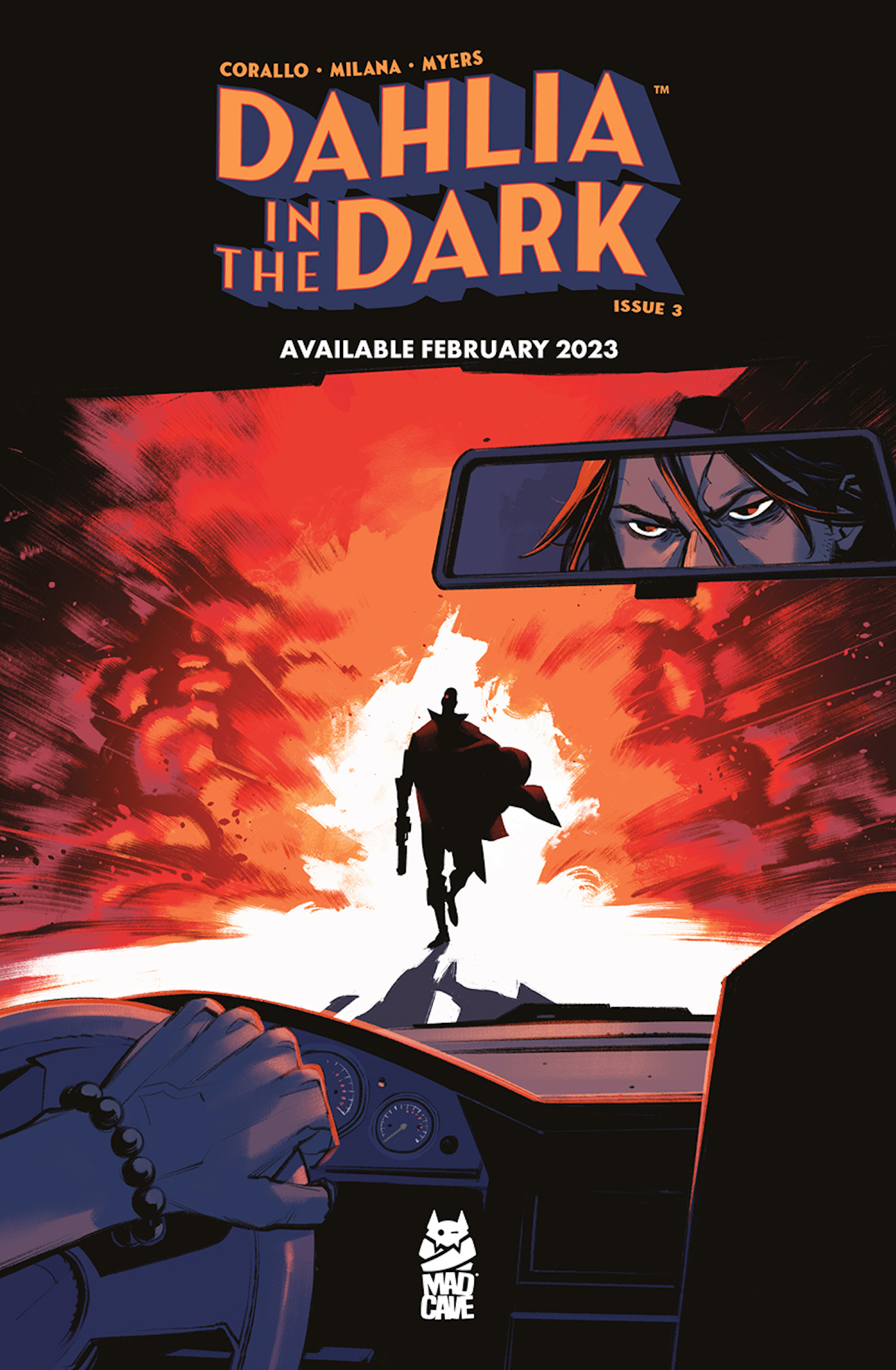 This image is the cover for the book Dahlia In The Dark #3, Dahlia In The Dark
