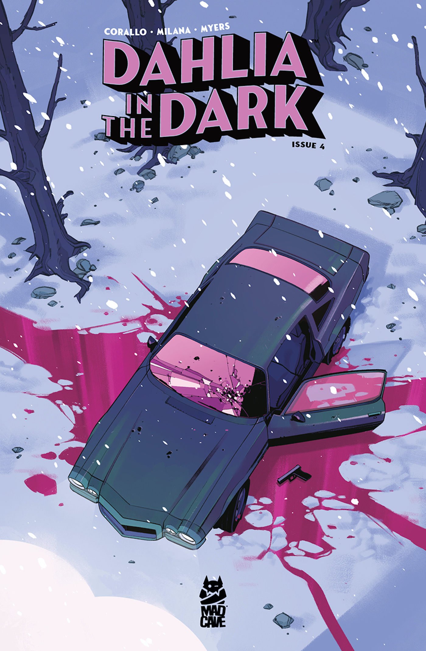 This image is the cover for the book Dahlia In The Dark #4, Dahlia In The Dark