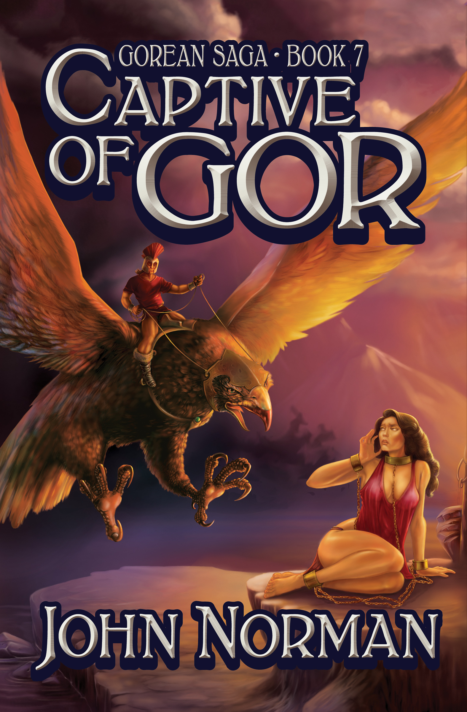 This image is the cover for the book Captive of Gor, Gorean Saga