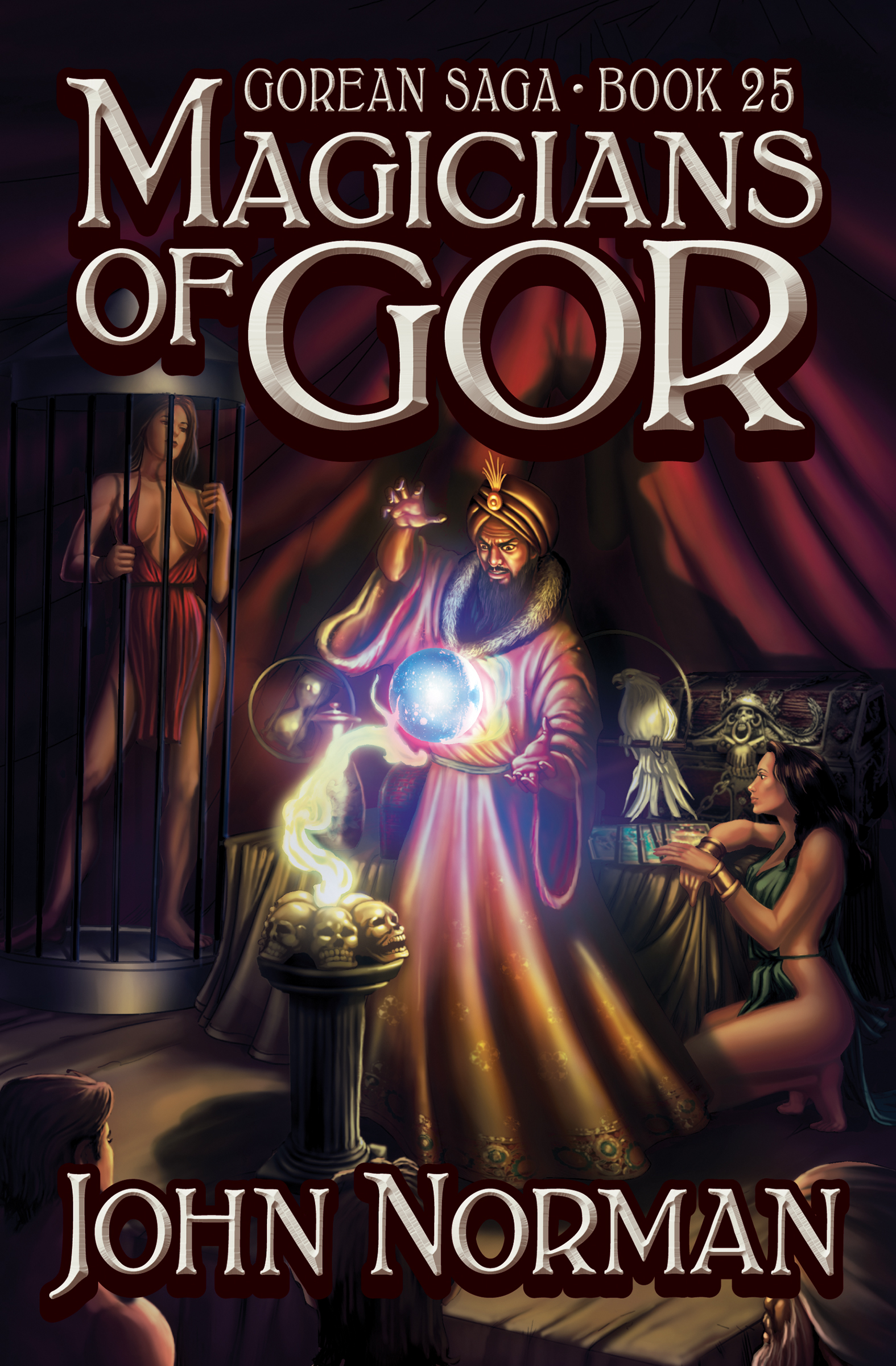 This image is the cover for the book Magicians of Gor, Gorean Saga
