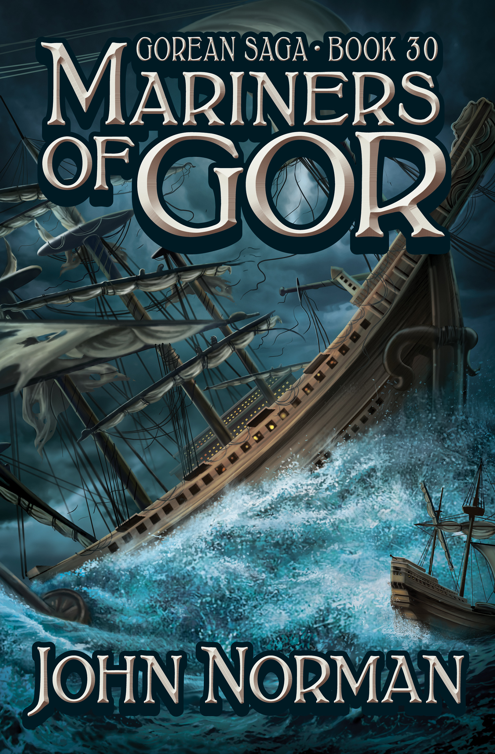 This image is the cover for the book Mariners of Gor, Gorean Saga