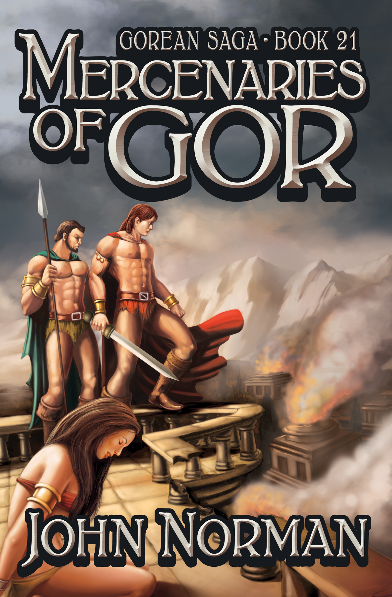This image is the cover for the book Mercenaries of Gor, Gorean Saga