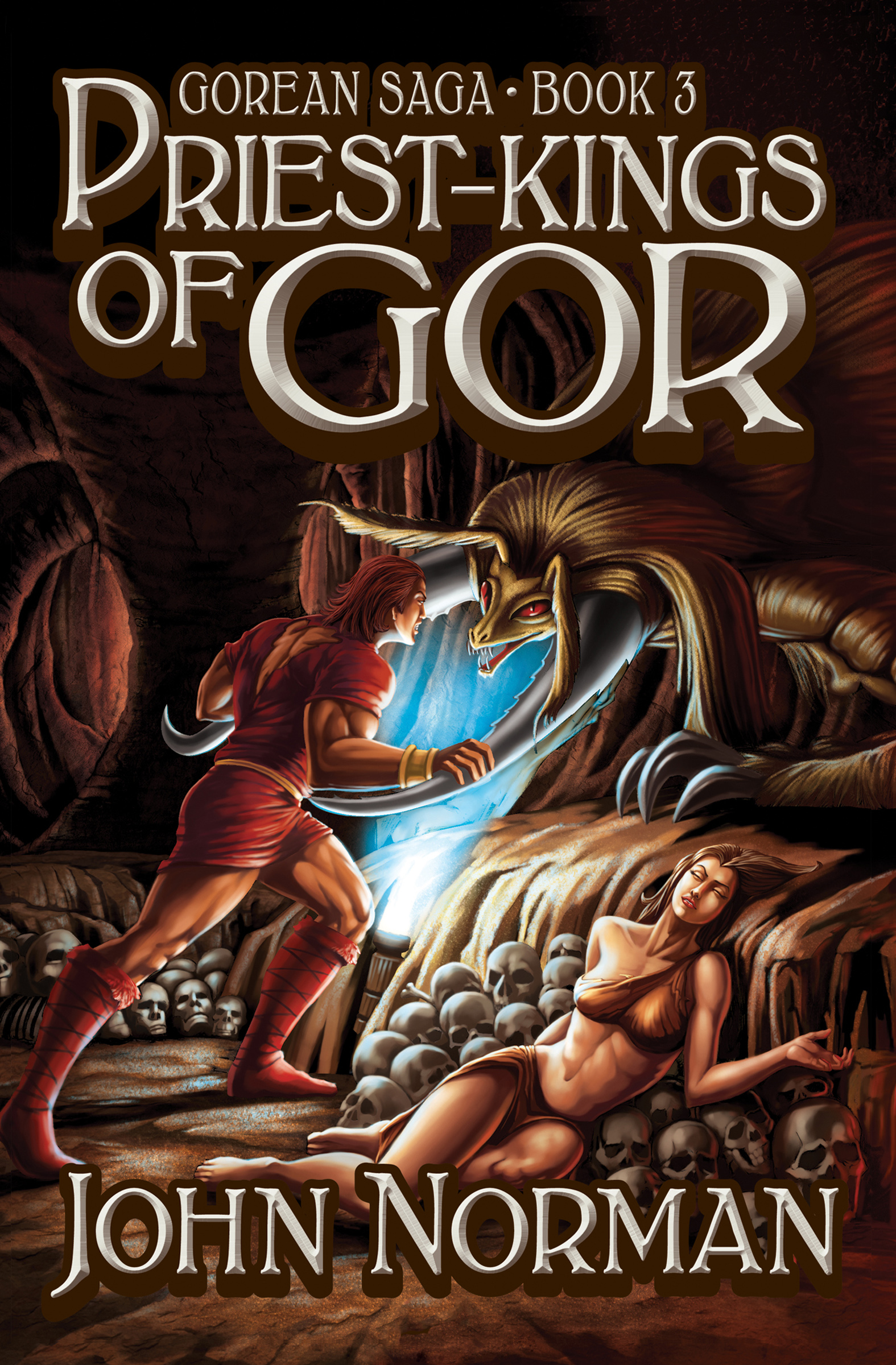 This image is the cover for the book Priest-Kings of Gor, Gorean Saga