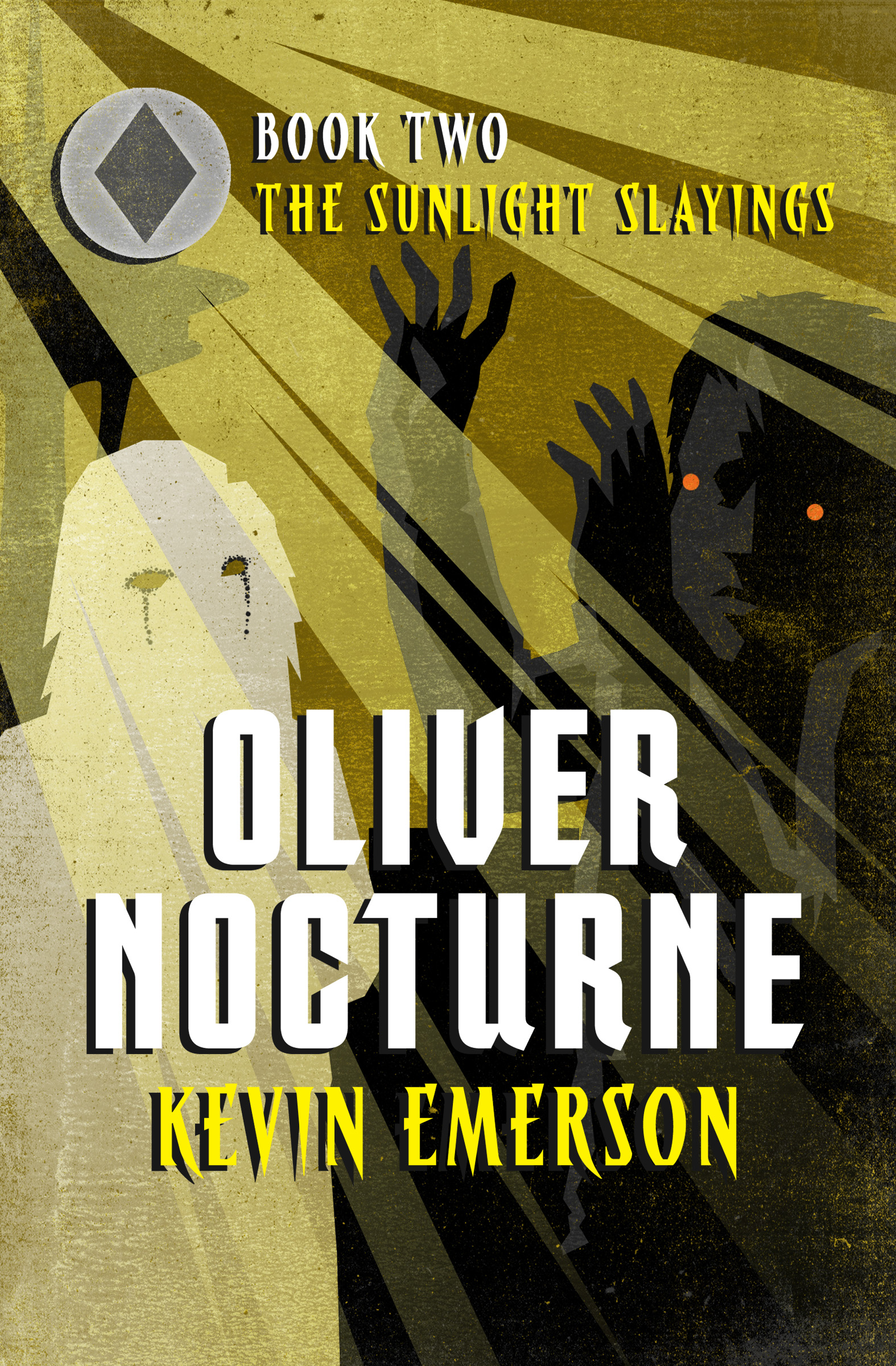 This image is the cover for the book Sunlight Slayings, Oliver Nocturne