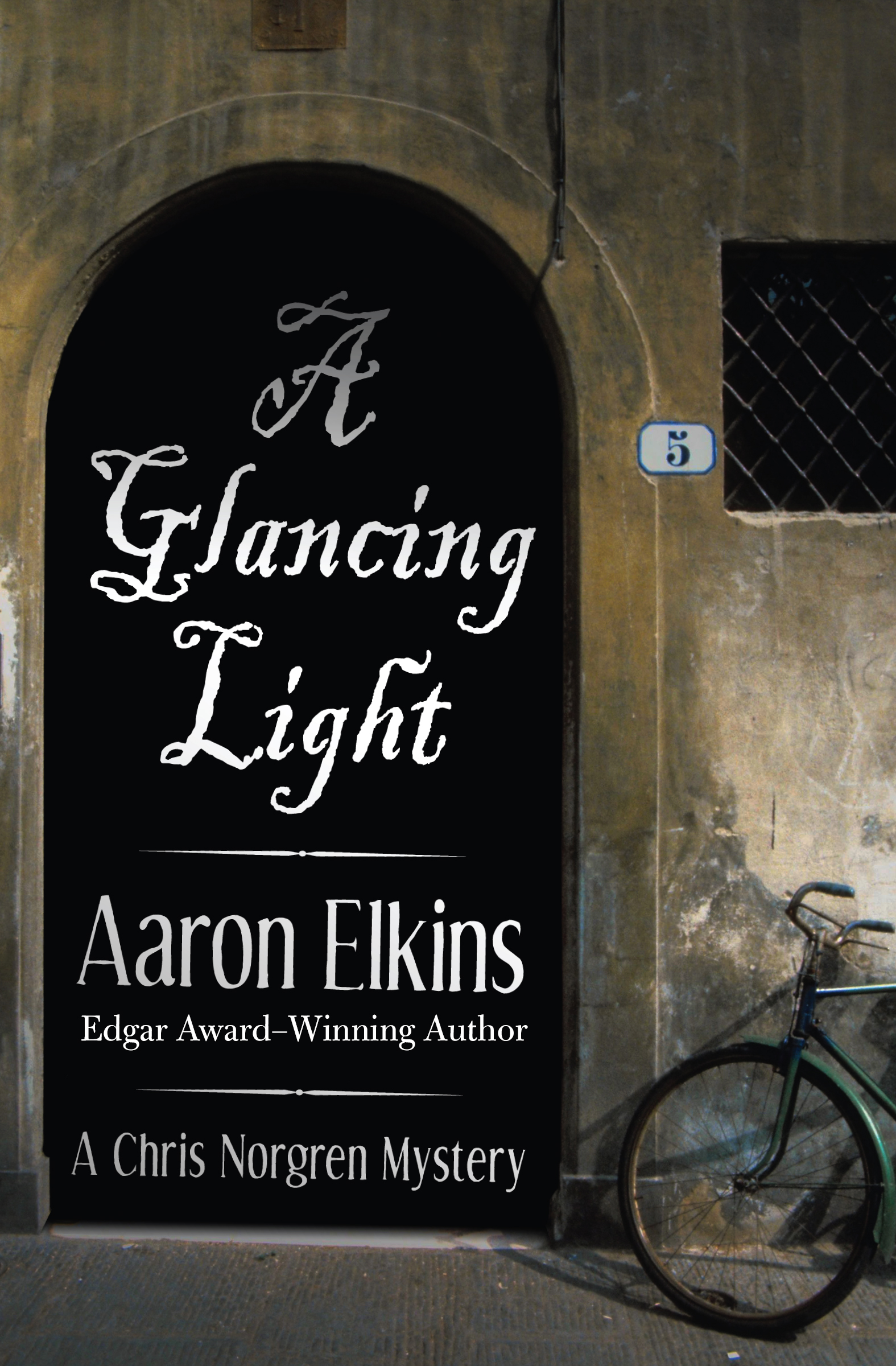 This image is the cover for the book Glancing Light, The Chris Norgren Mysteries