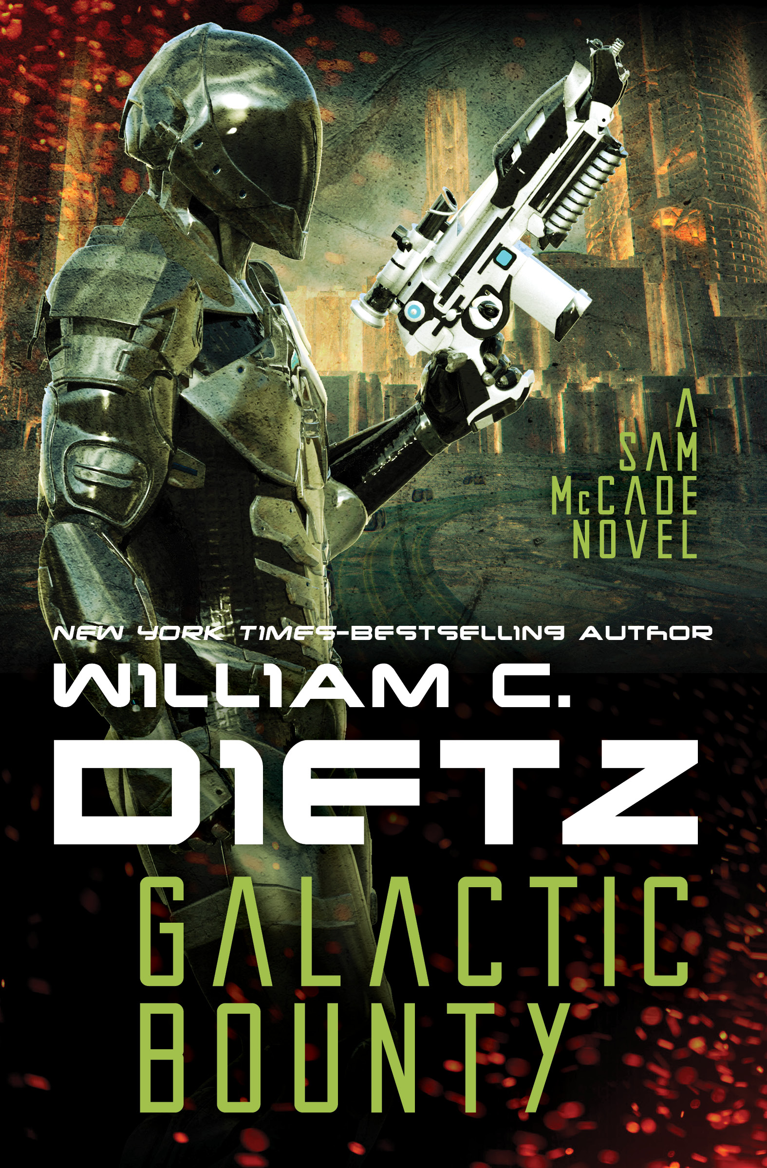 This image is the cover for the book Galactic Bounty, Sam McCade