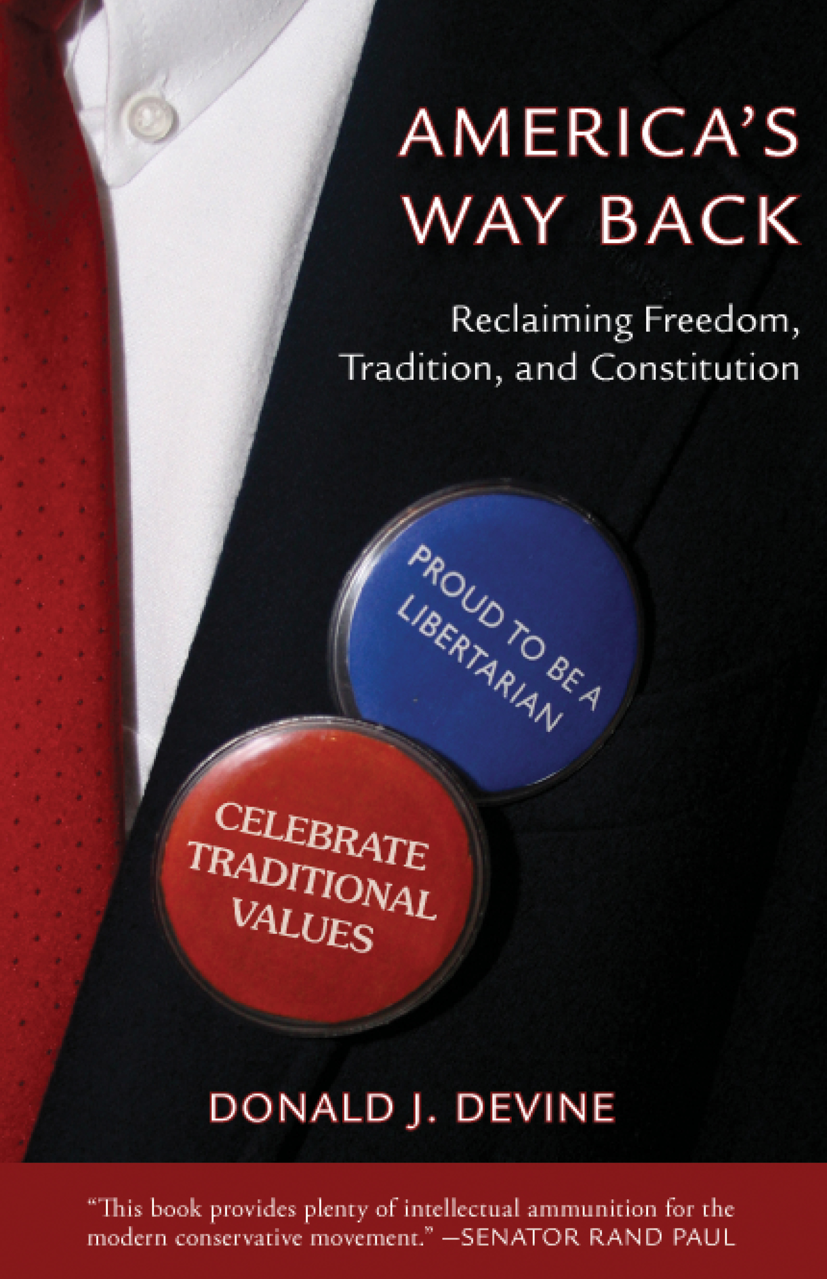 This image is the cover for the book America's Way Back