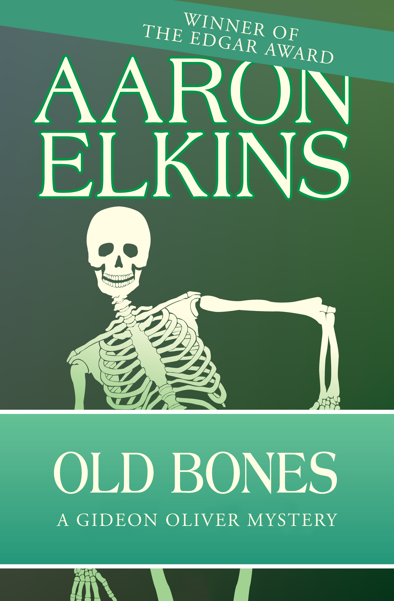 This image is the cover for the book Old Bones, The Gideon Oliver Mysteries