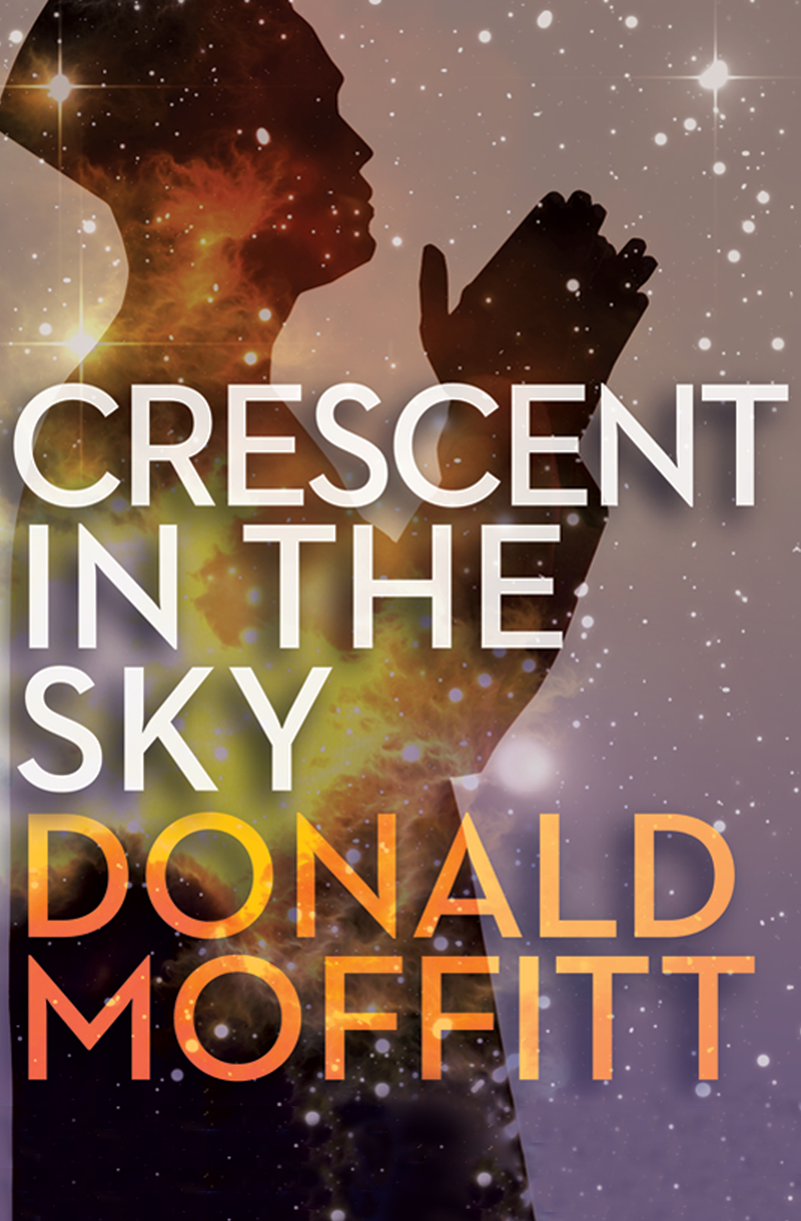 This image is the cover for the book Crescent in the Sky, Mechanical Sky
