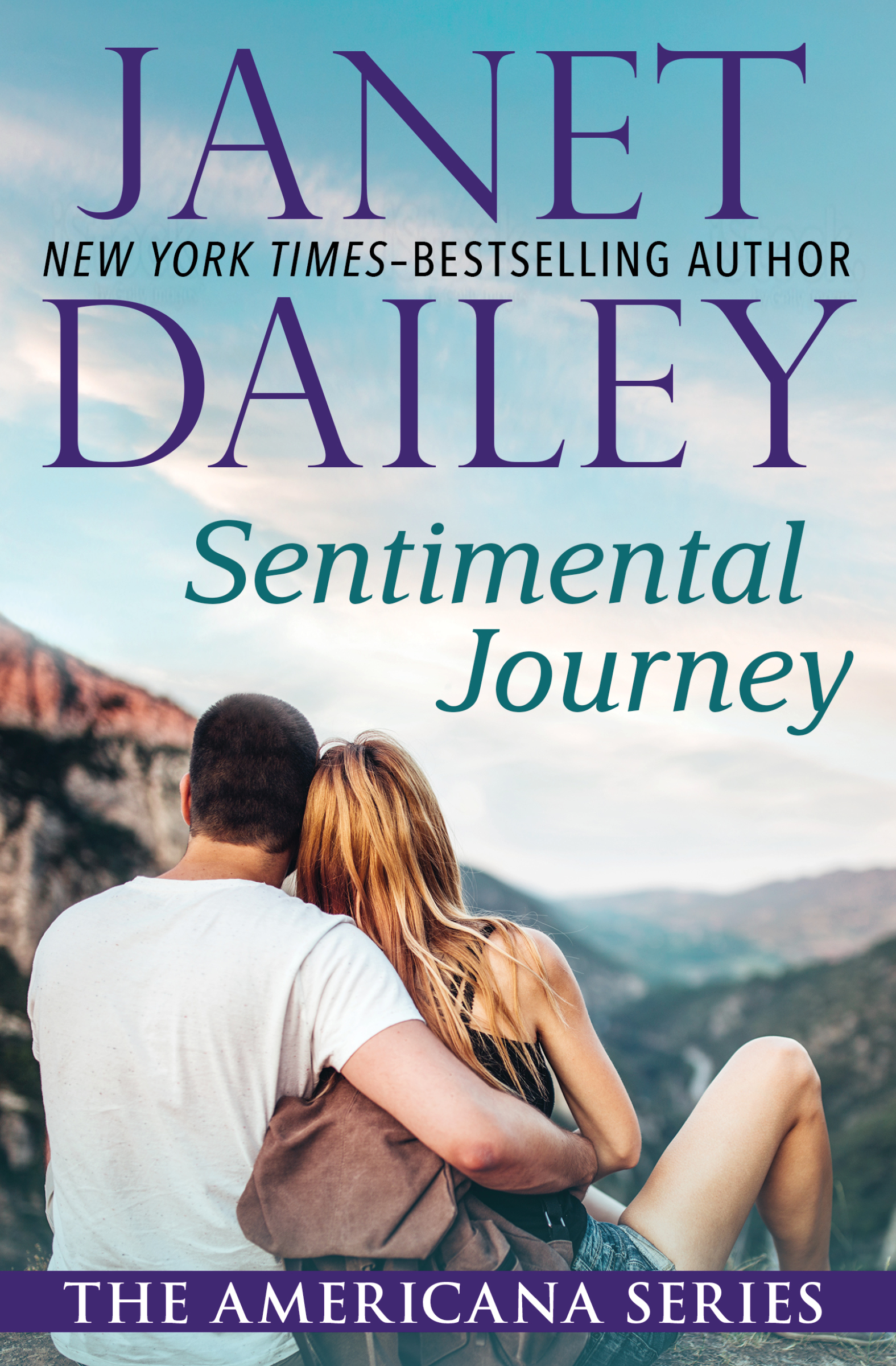 This image is the cover for the book Sentimental Journey, The Americana Series