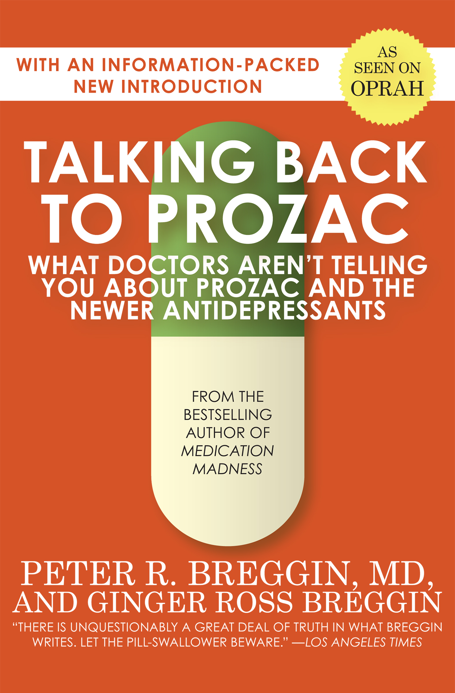 This image is the cover for the book Talking Back to Prozac