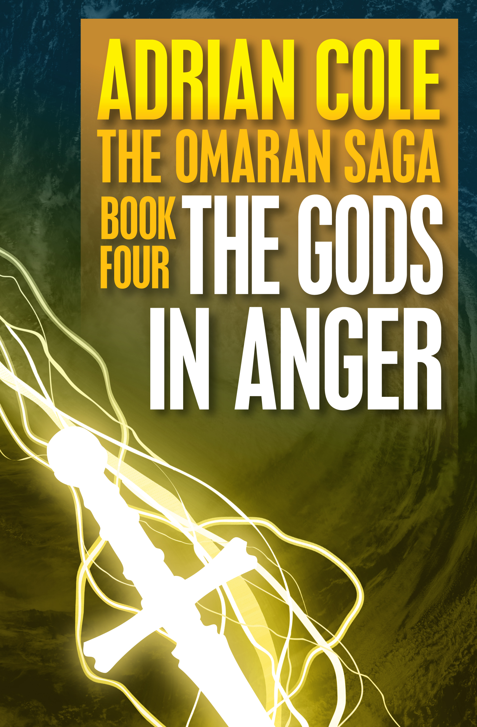 This image is the cover for the book Gods in Anger, Omaran Saga