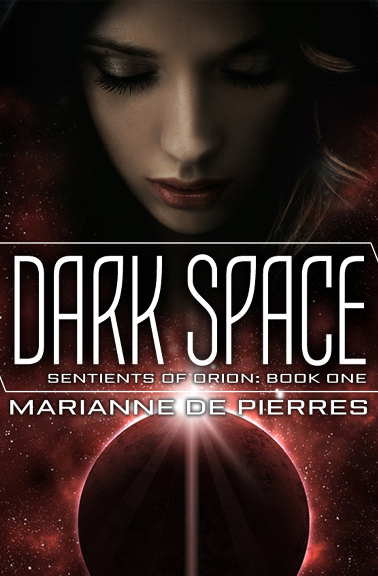 This image is the cover for the book Dark Space, Sentients of Orion
