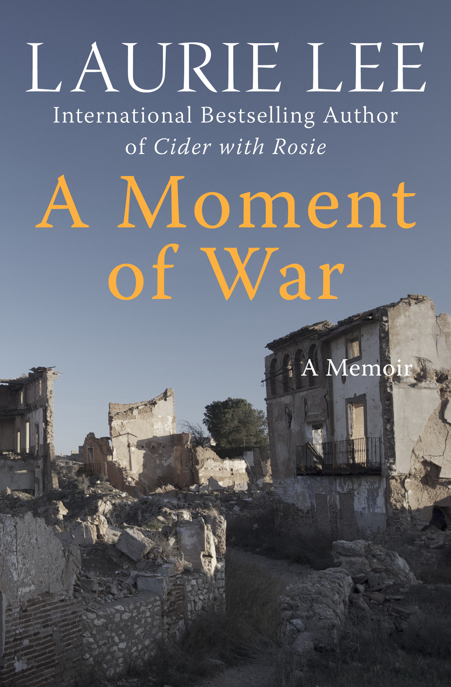 This image is the cover for the book Moment of War, The Autobiographical Trilogy