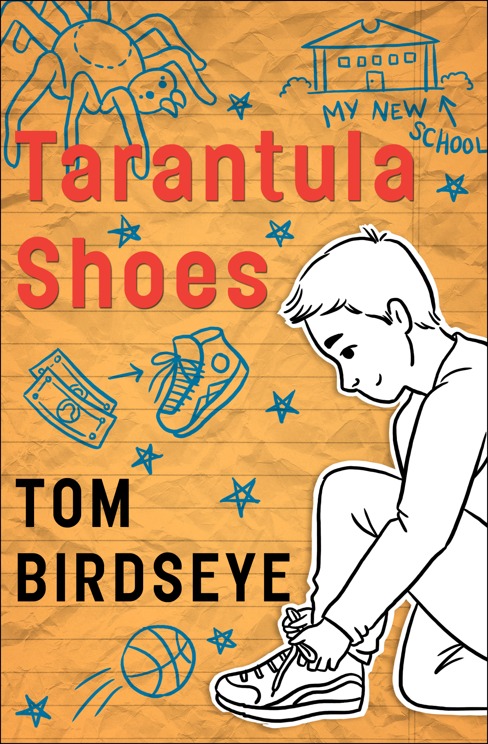 This image is the cover for the book Tarantula Shoes