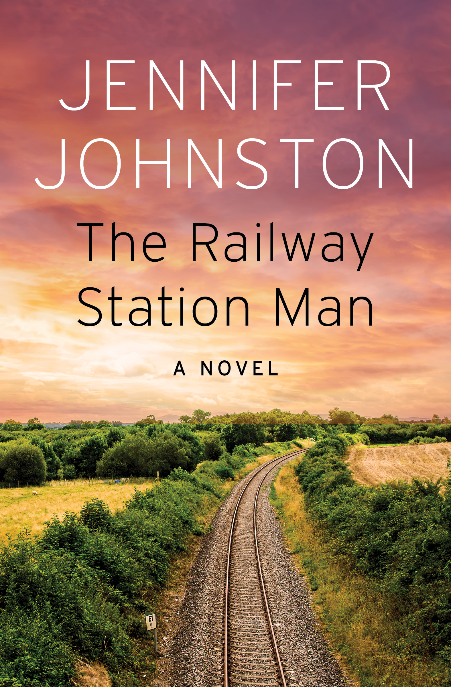 This image is the cover for the book Railway Station Man