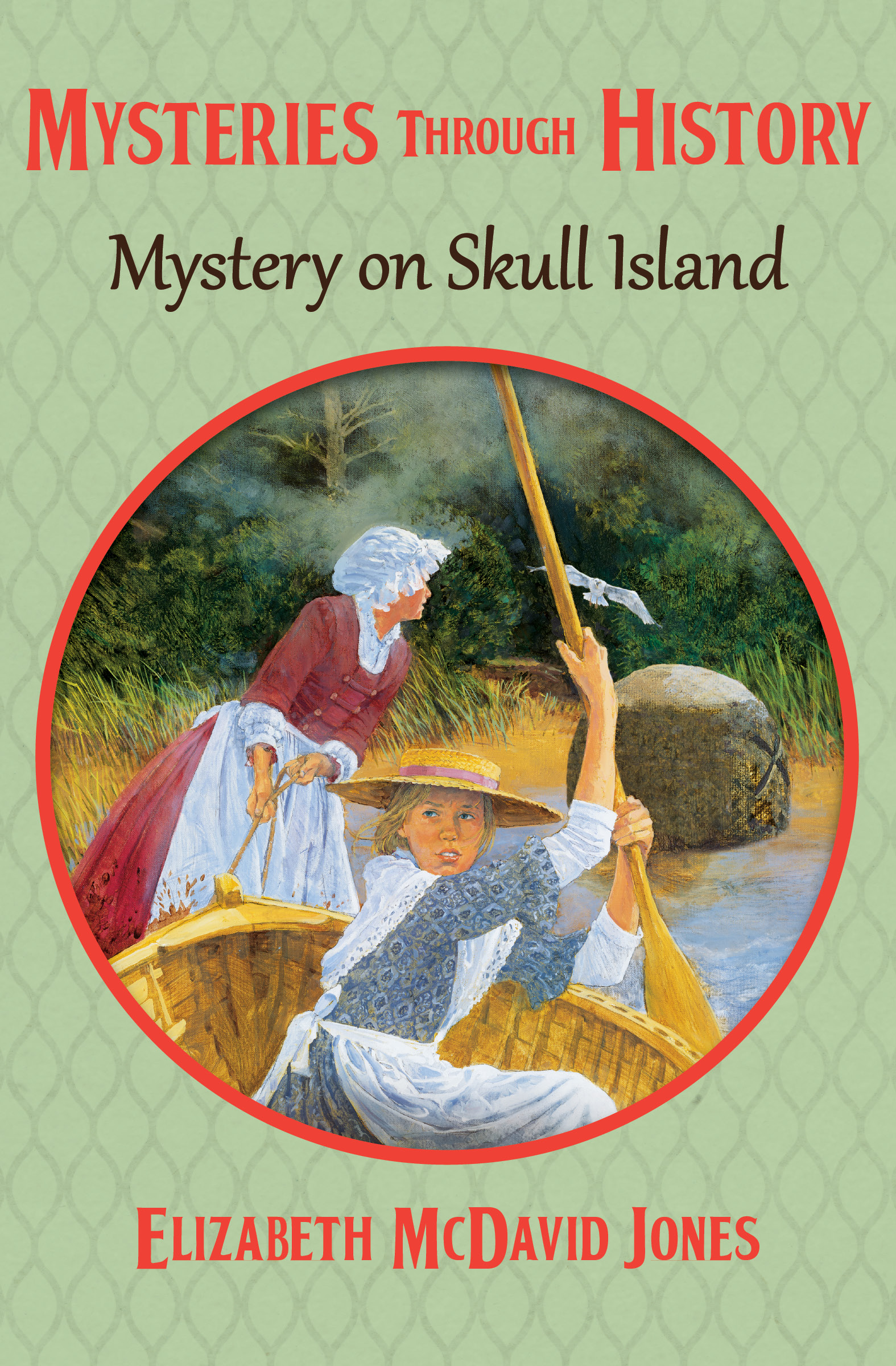 This image is the cover for the book Mystery on Skull Island, Mysteries through History