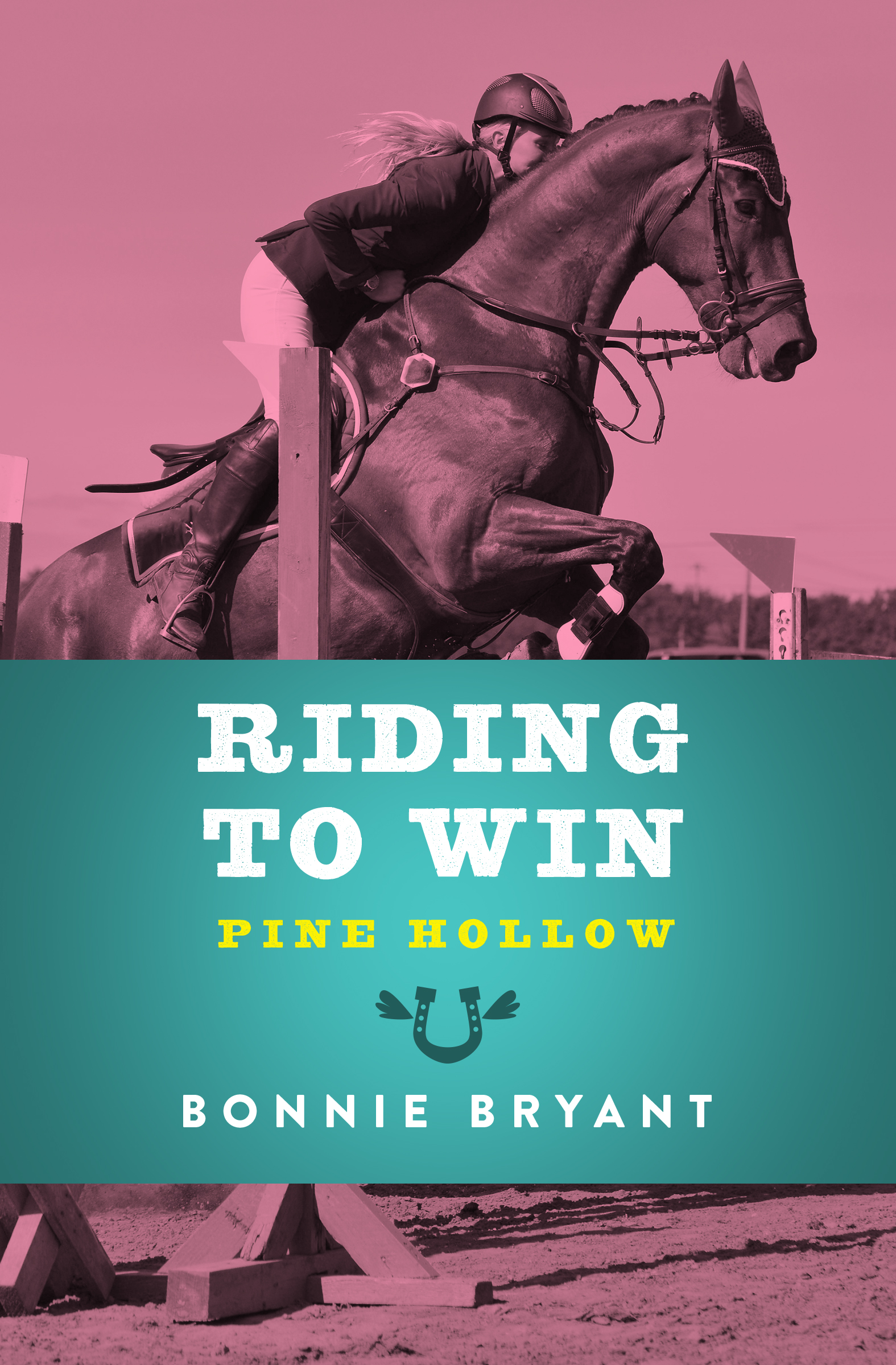 This image is the cover for the book Riding to Win, Pine Hollow