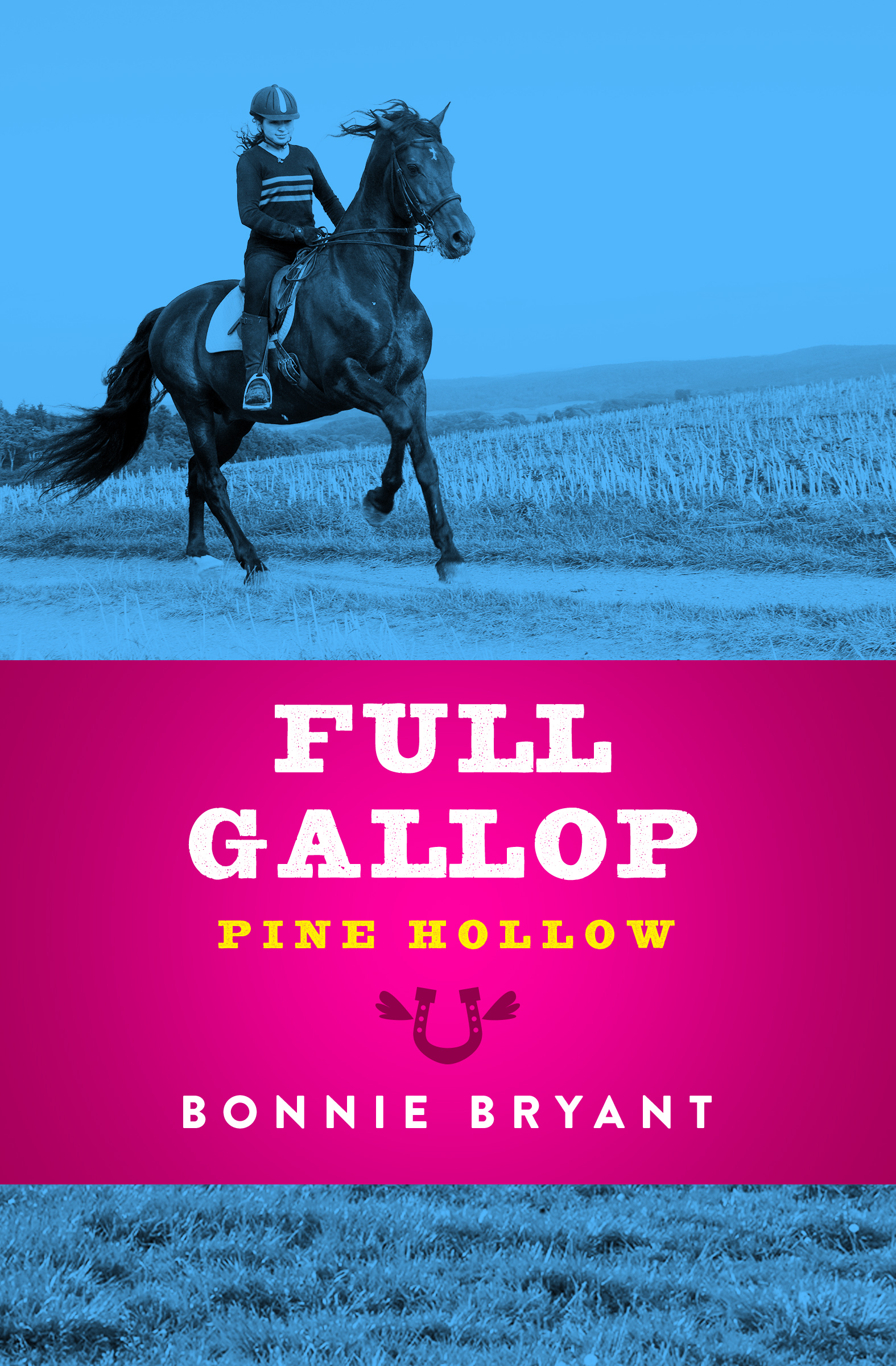 This image is the cover for the book Full Gallop, Pine Hollow