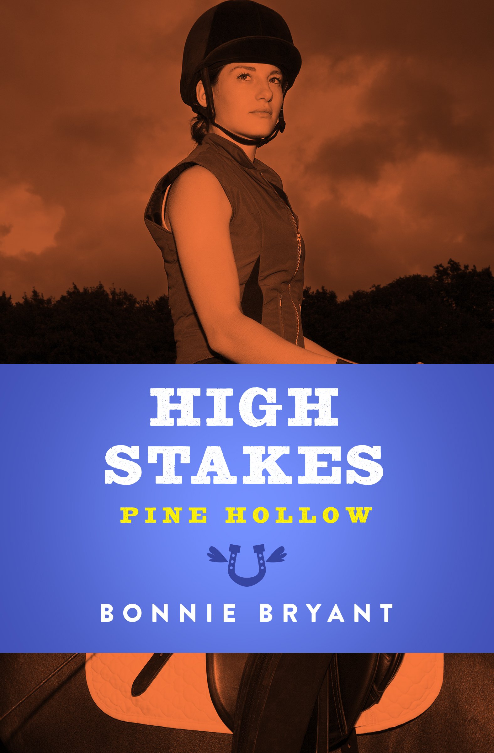 This image is the cover for the book High Stakes, Pine Hollow