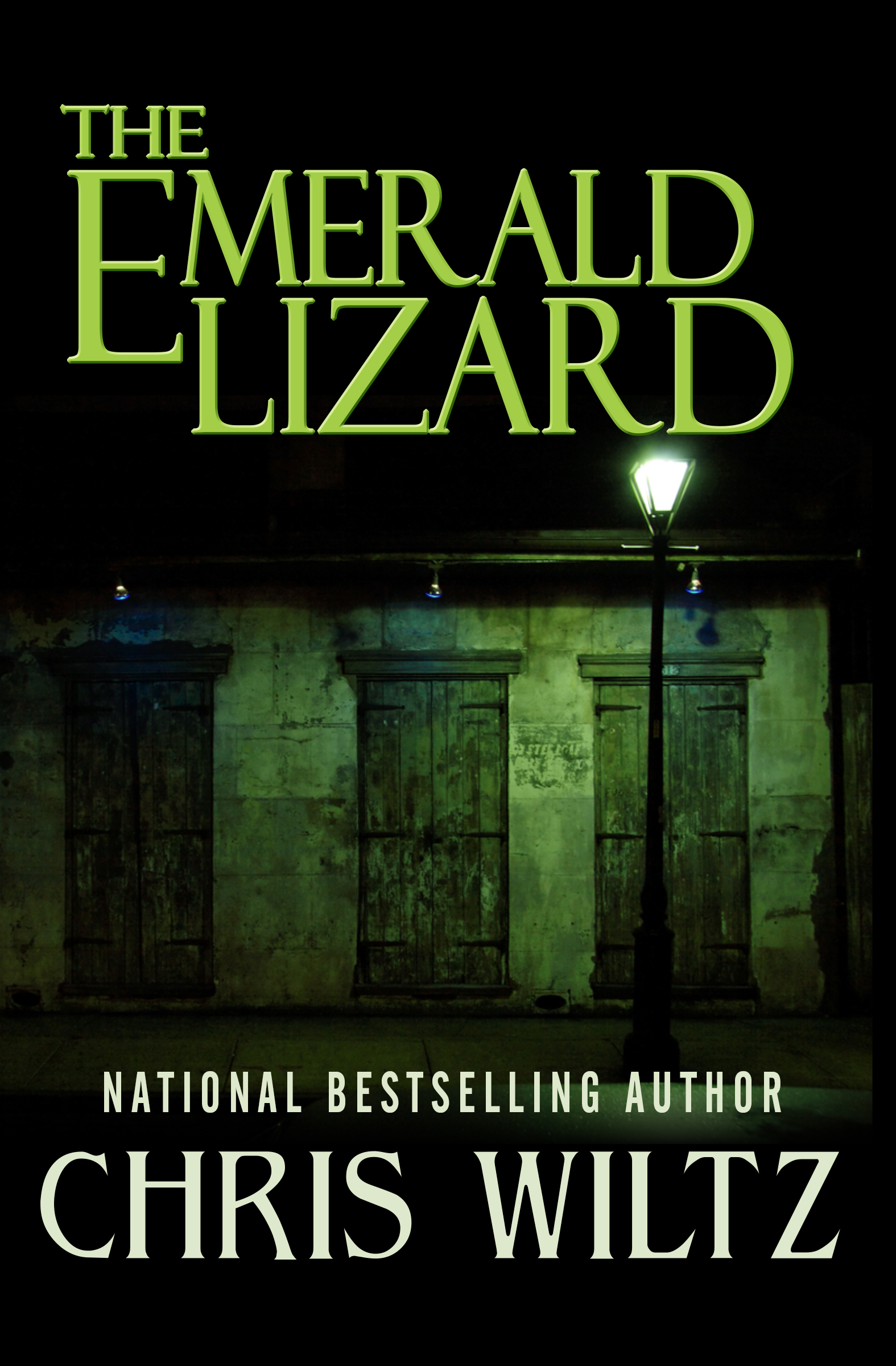 This image is the cover for the book Emerald Lizard, The Neal Rafferty New Orleans Mysteries