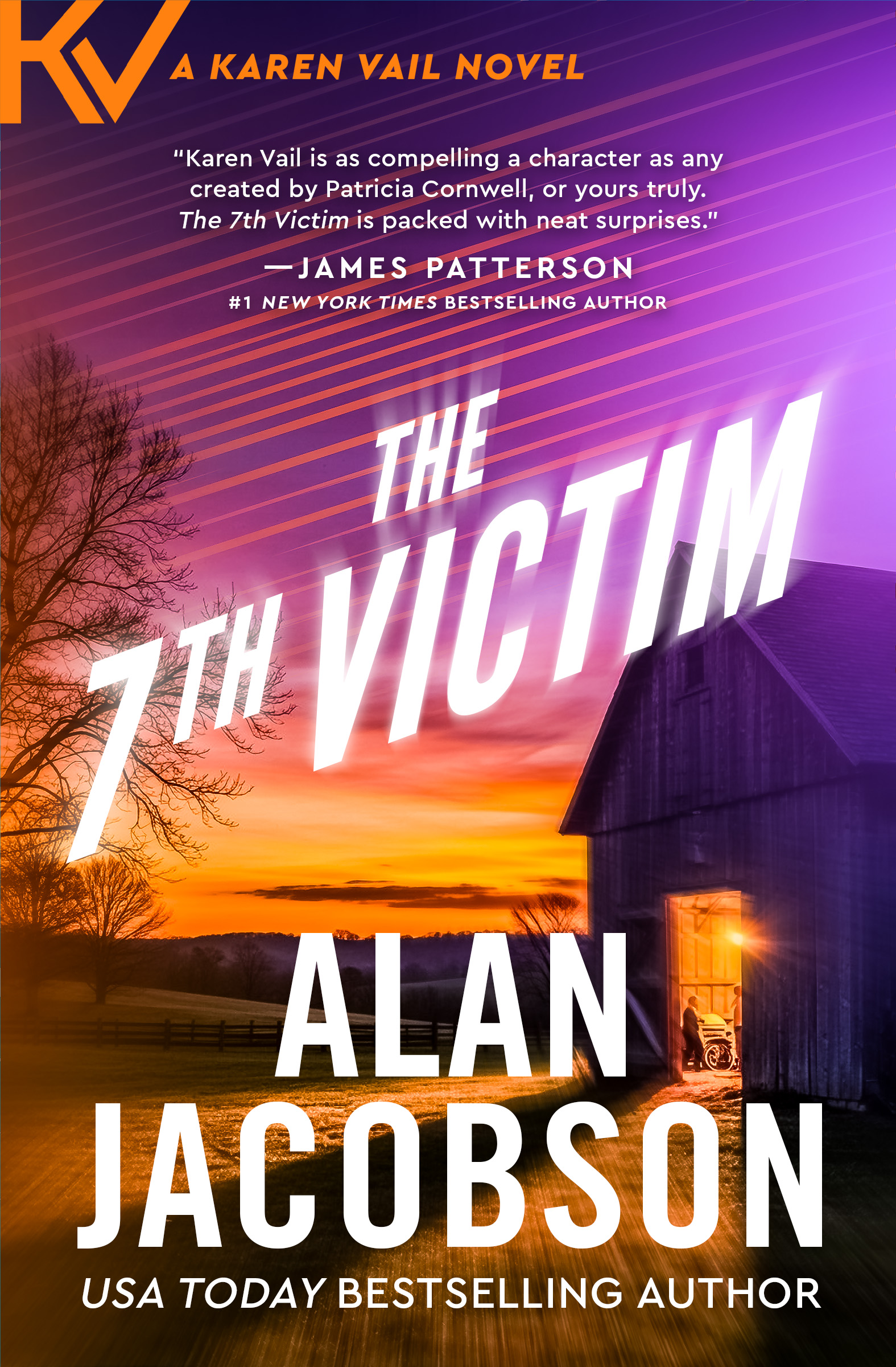 This image is the cover for the book 7th Victim, The Karen Vail Novels