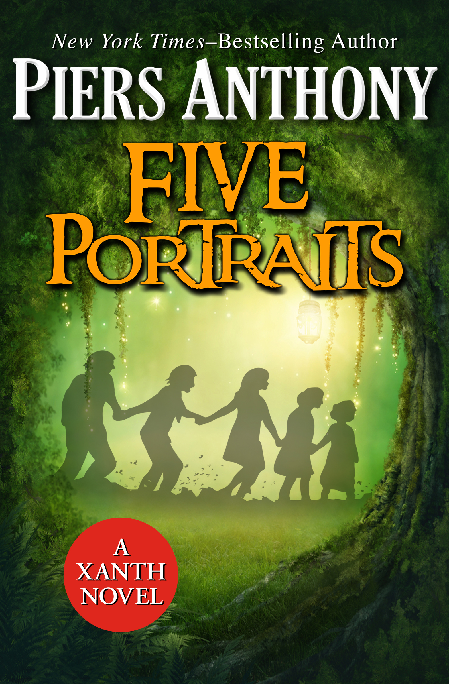 This image is the cover for the book Five Portraits, The Xanth Novels