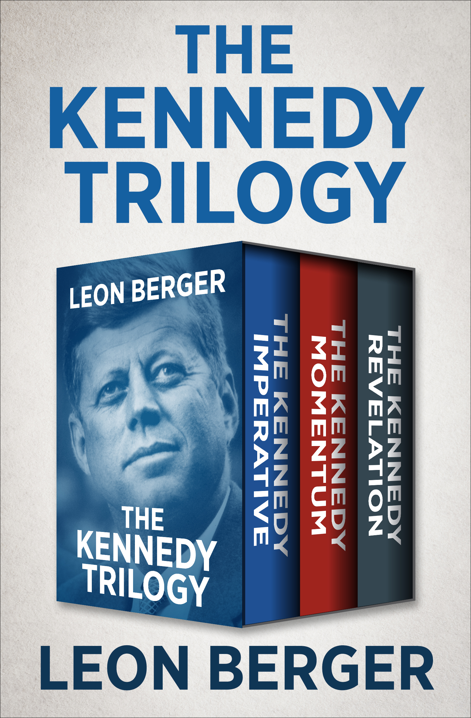 This image is the cover for the book Kennedy Trilogy, The Kennedy Trilogy