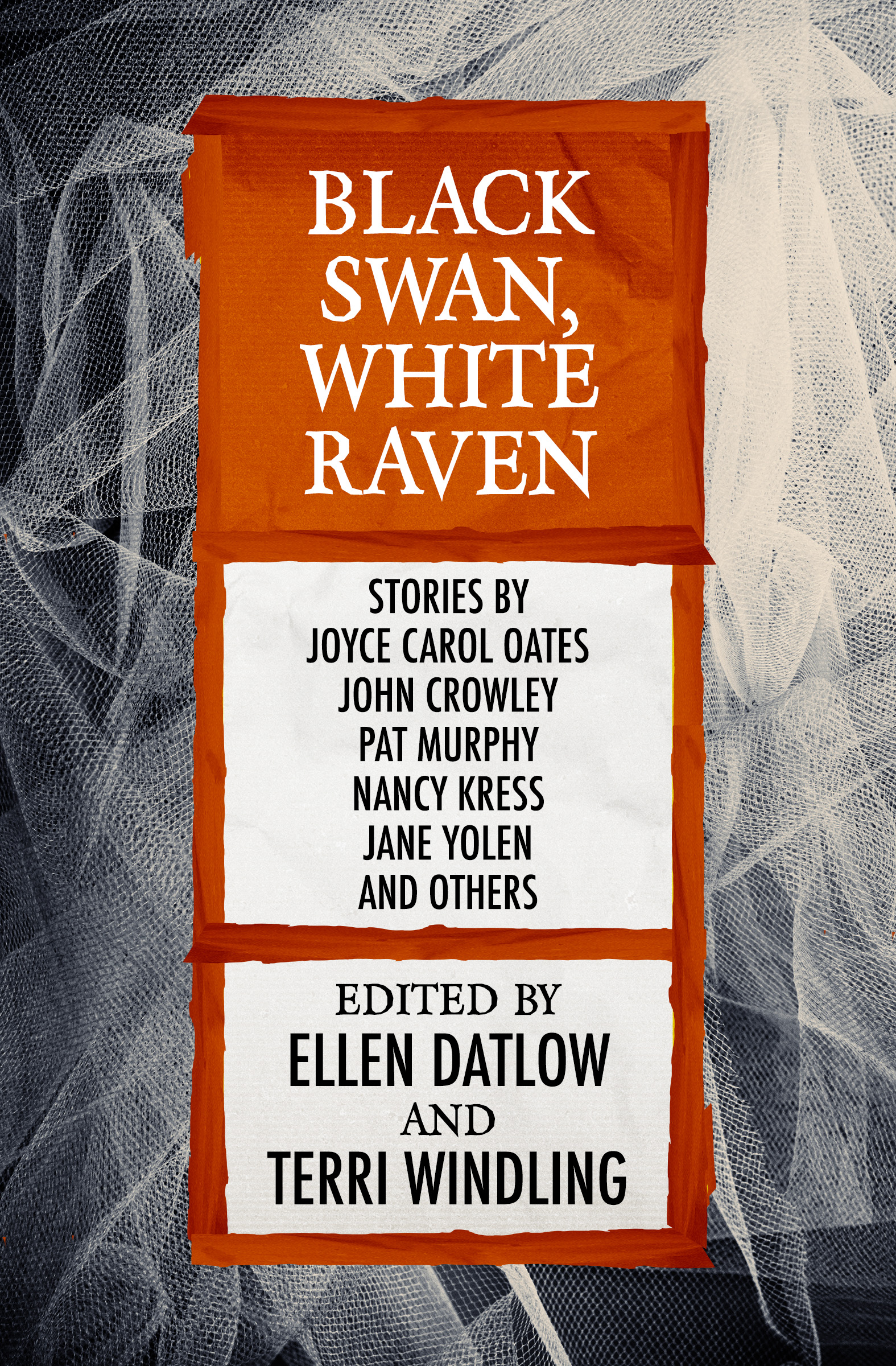 This image is the cover for the book Black Swan, White Raven, Fairy Tale Anthologies