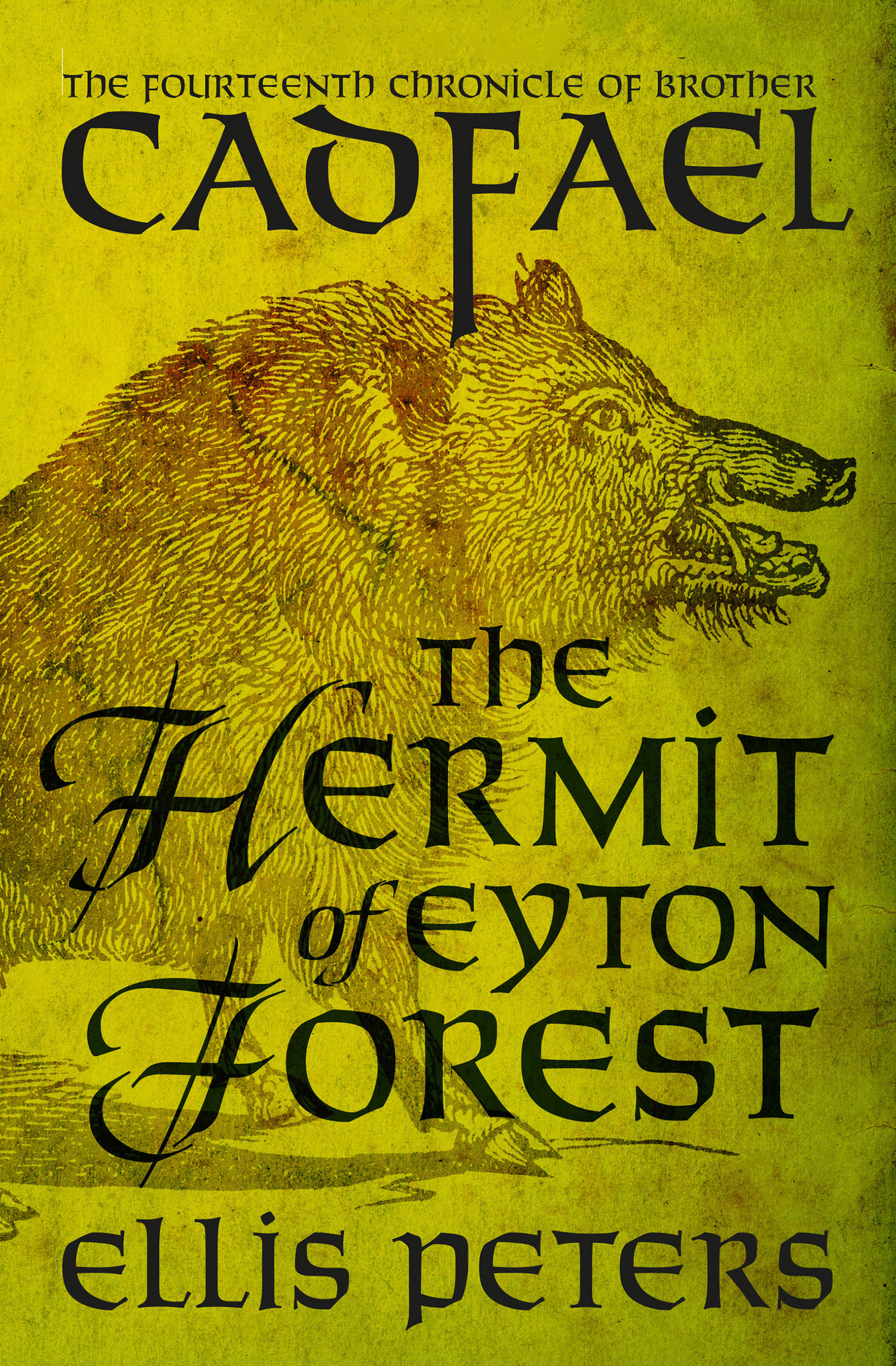 This image is the cover for the book Hermit of Eyton Forest, The Chronicles of Brother Cadfael